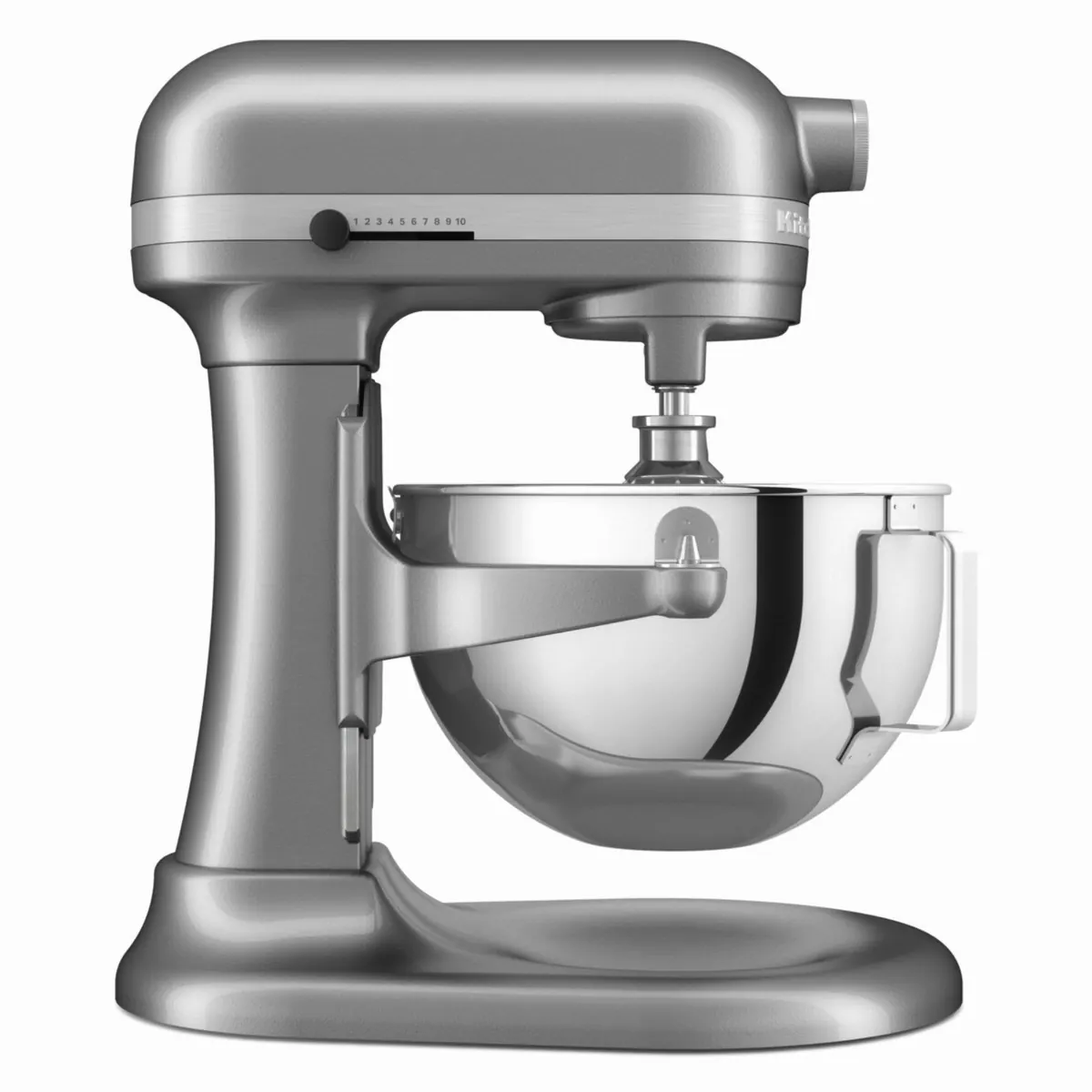 KitchenAid 5KSM55SXXECU Küchenmaschine, 375 W, 5,2 l Schüssel, verbesserter Spritzschutz 4