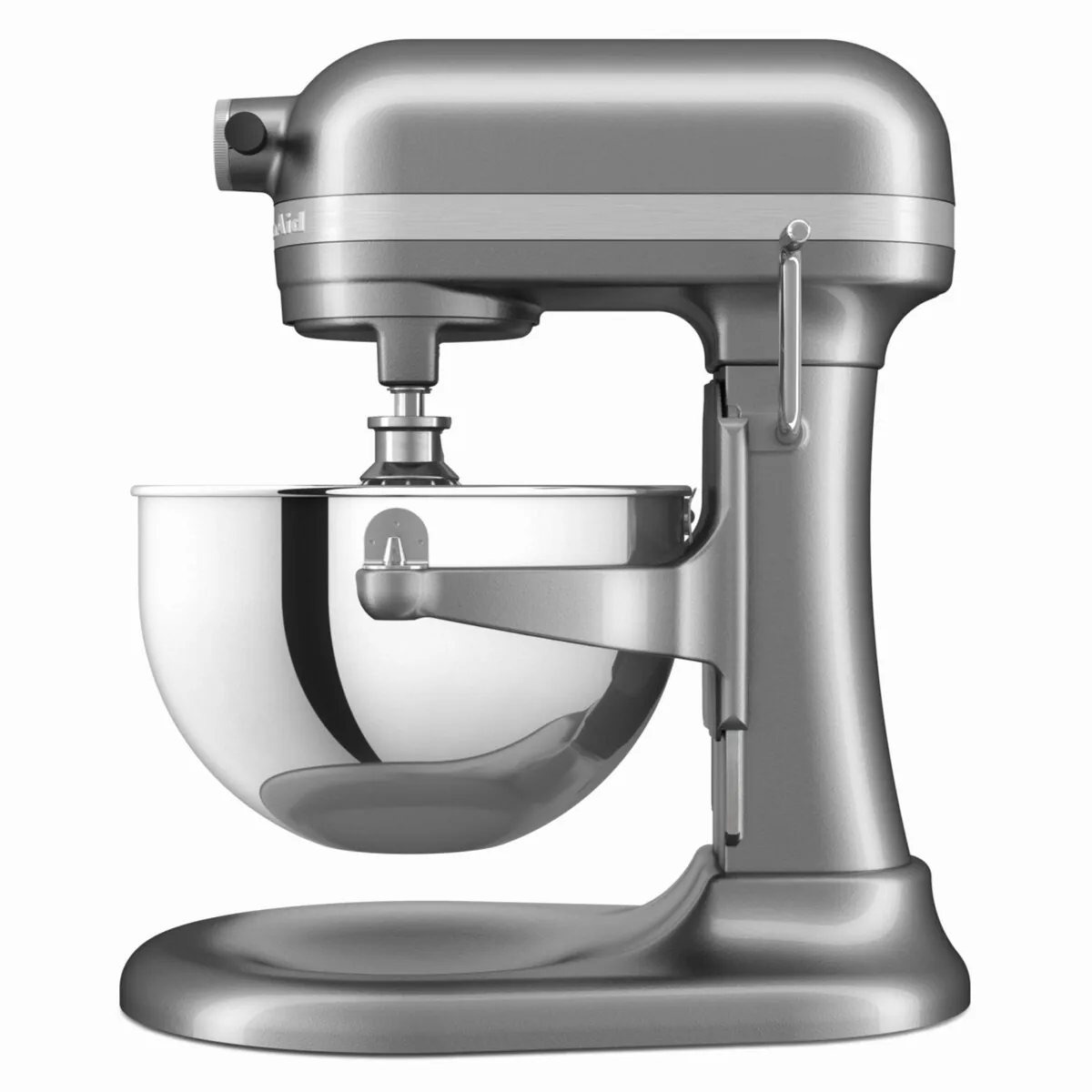 KitchenAid 5KSM55SXXECU Küchenmaschine, 375 W, 5,2 l Schüssel, verbesserter Spritzschutz 5