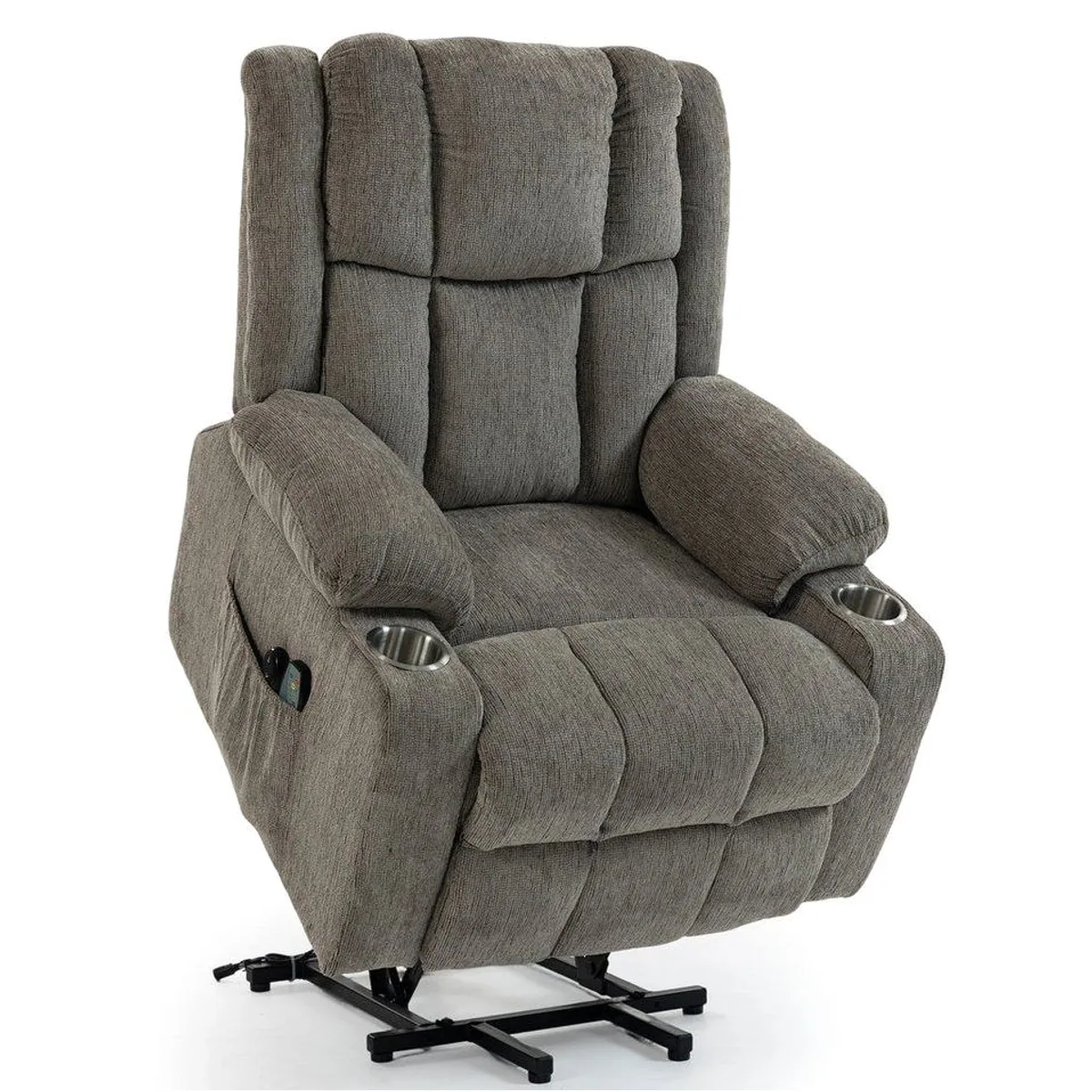 KLAM HOME Relaxsessel TV-Massagesessel, Aufstehfunktion, Wärme & 4D-Vibration 2