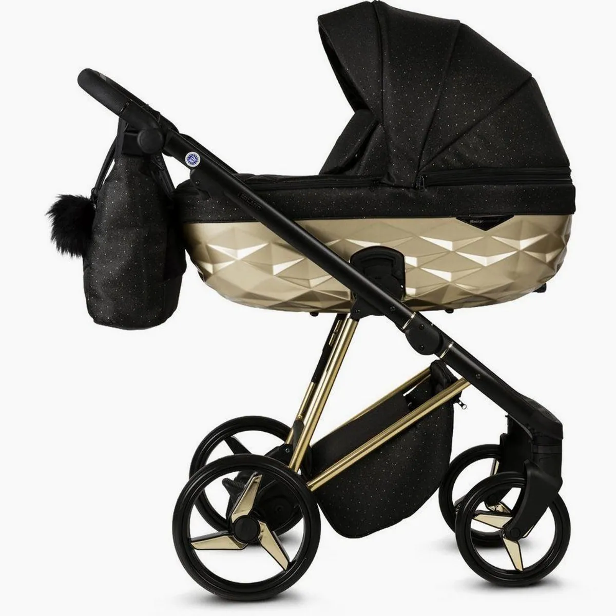 Knirpsenland Milano Kombi-Kinderwagen, 2in1 mit Luxus-Wanne und Sportsitz