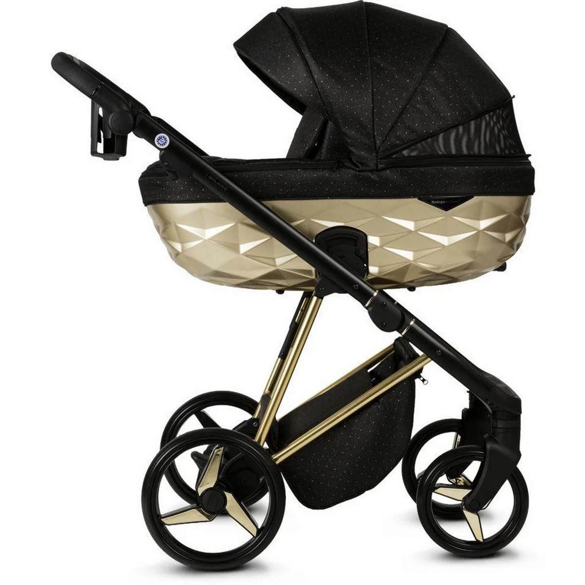 Knirpsenland Milano Kombi-Kinderwagen, 2in1 mit Luxus-Wanne und Sportsitz 2