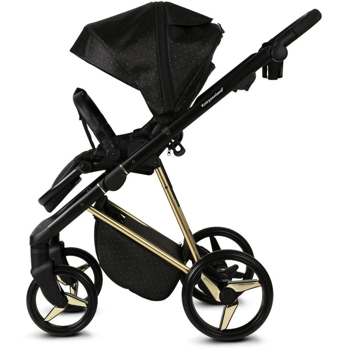 Knirpsenland Milano Kombi-Kinderwagen, 2in1 mit Luxus-Wanne und Sportsitz 4