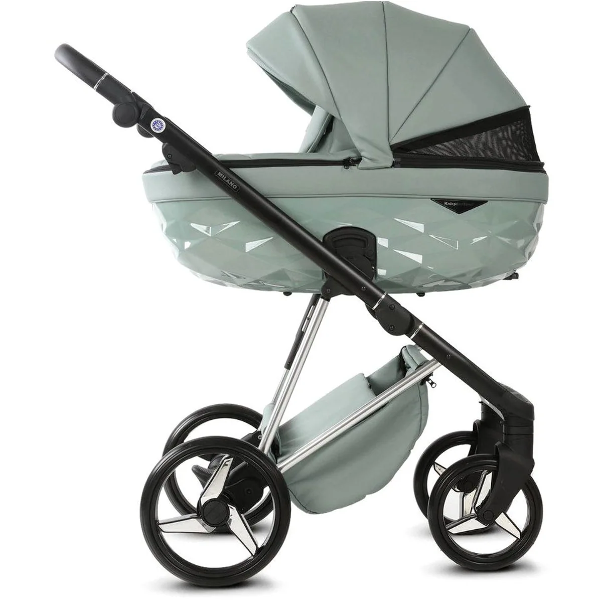 Knirpsenland Milano Kombi-Kinderwagen, 2in1 Luxus, hohe Sicherheit, viel Zubehör 2