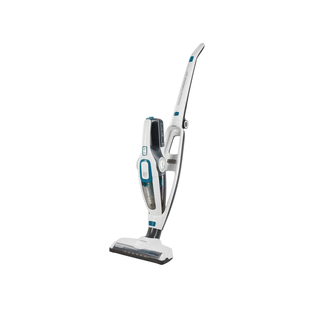 Leifheit Regulus PowerVac 2in1, kabelloser Akku-Staubsauger, 40 Min. Laufzeit, beutellos