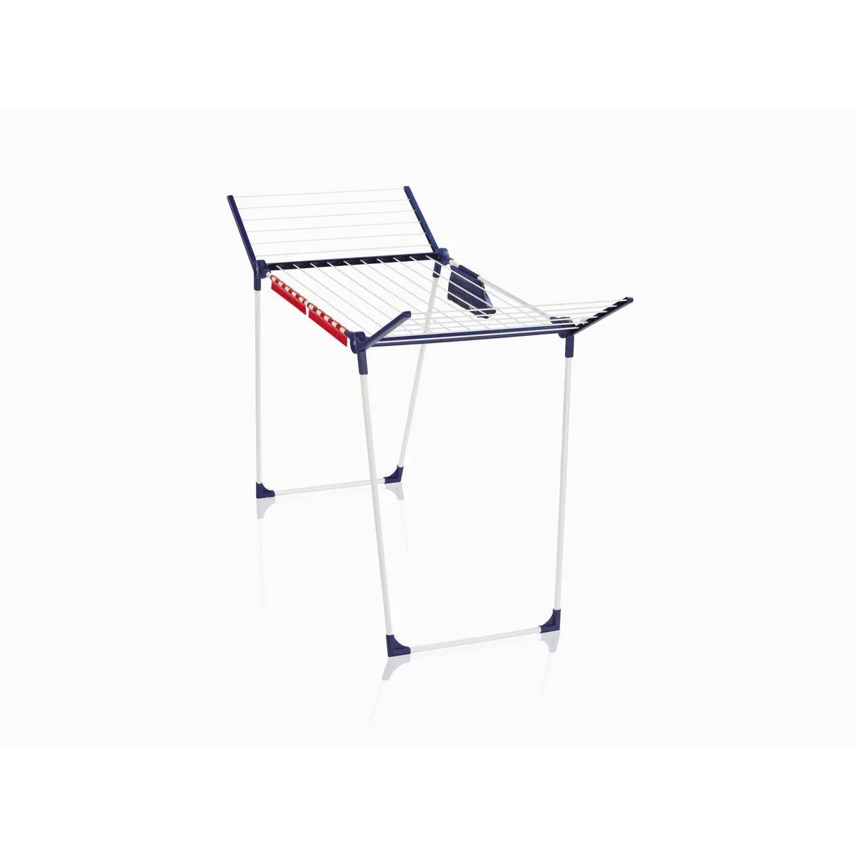 Leifheit Pegasus 180 Solid Plus, 18m Trockenlänge, 105cm Flügelhöhe, platzsparend zusammenklappbar