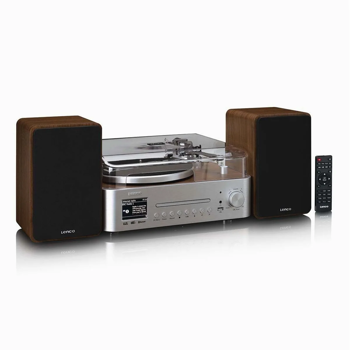 Lenco Hi-Fi-Set All-in-One, Plattenspieler, Internetradio, DAB+ — vielseitig, leistungsstark, benutzerfreundlich 5