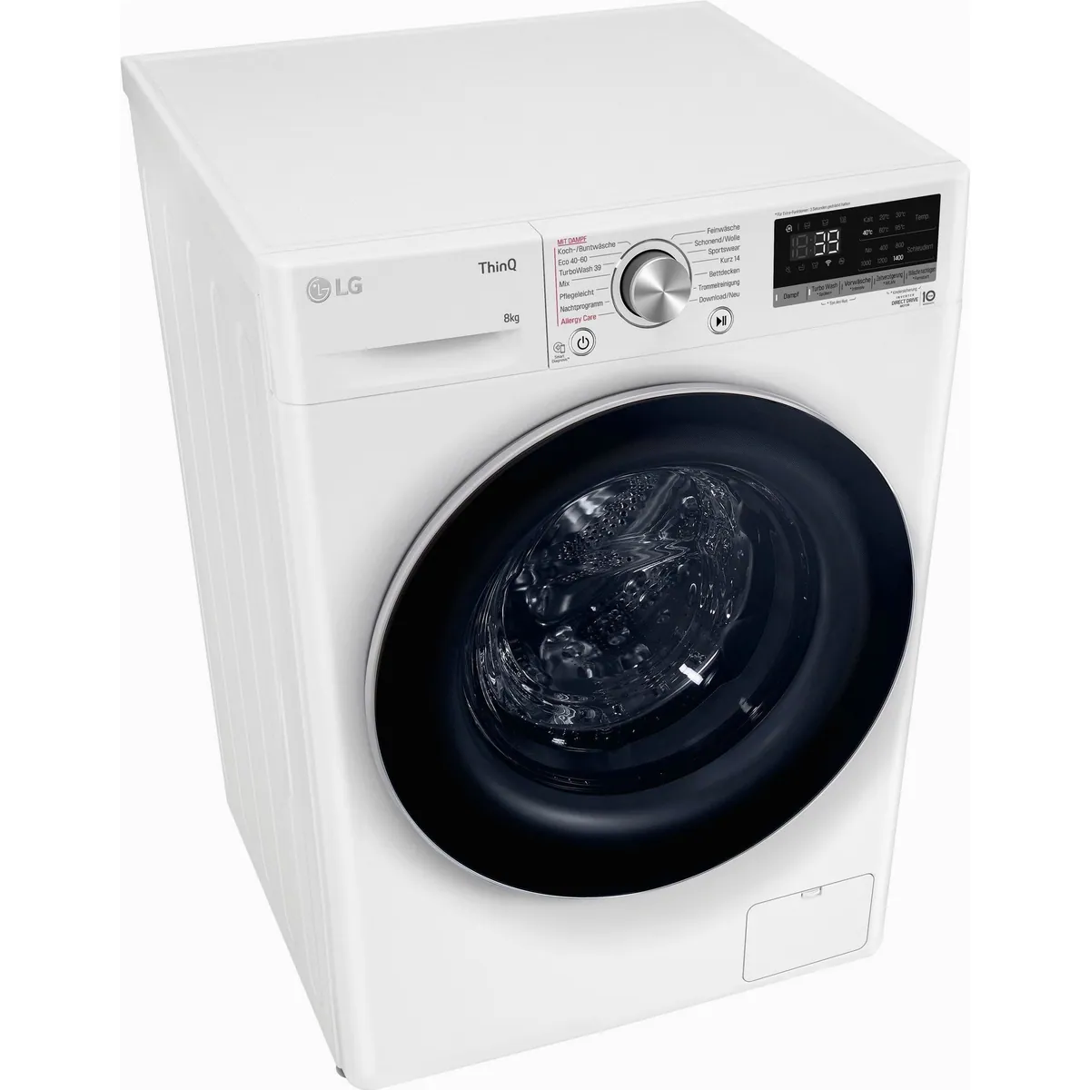 LG Waschmaschine Serie 7 F4WV708P1E, Energieeffizienz A, Quick Wash, Antiallergien-Programm 2