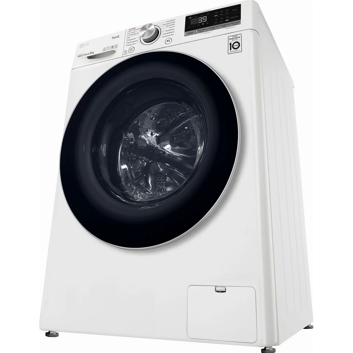 LG Waschmaschine Serie 7 F4WV708P1E, Energieeffizienz A, Quick Wash, Antiallergien-Programm 4