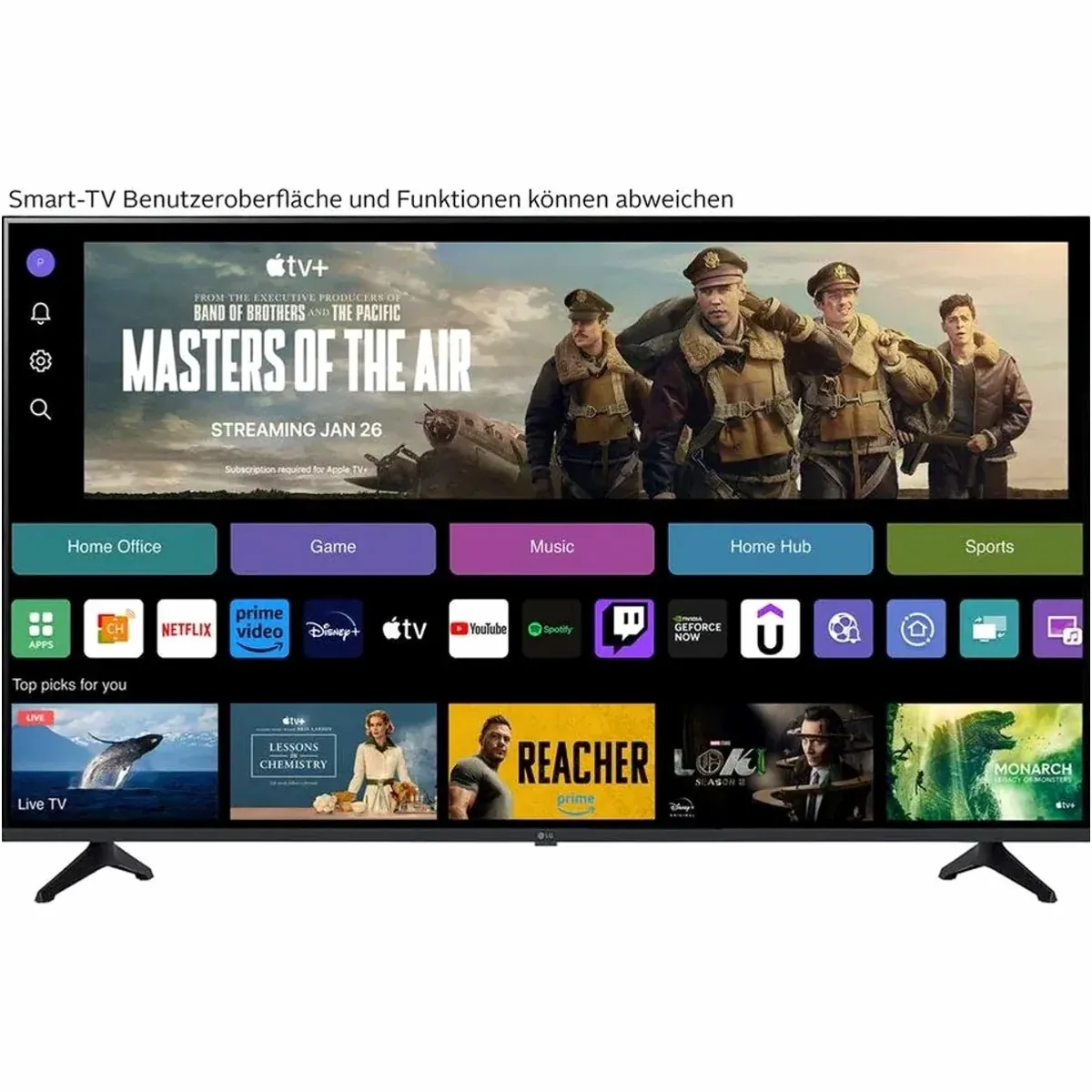 LG 65UA73006LA LED-Fernseher, 65 Zoll, 4K AI-Prozessor, HDR10 2