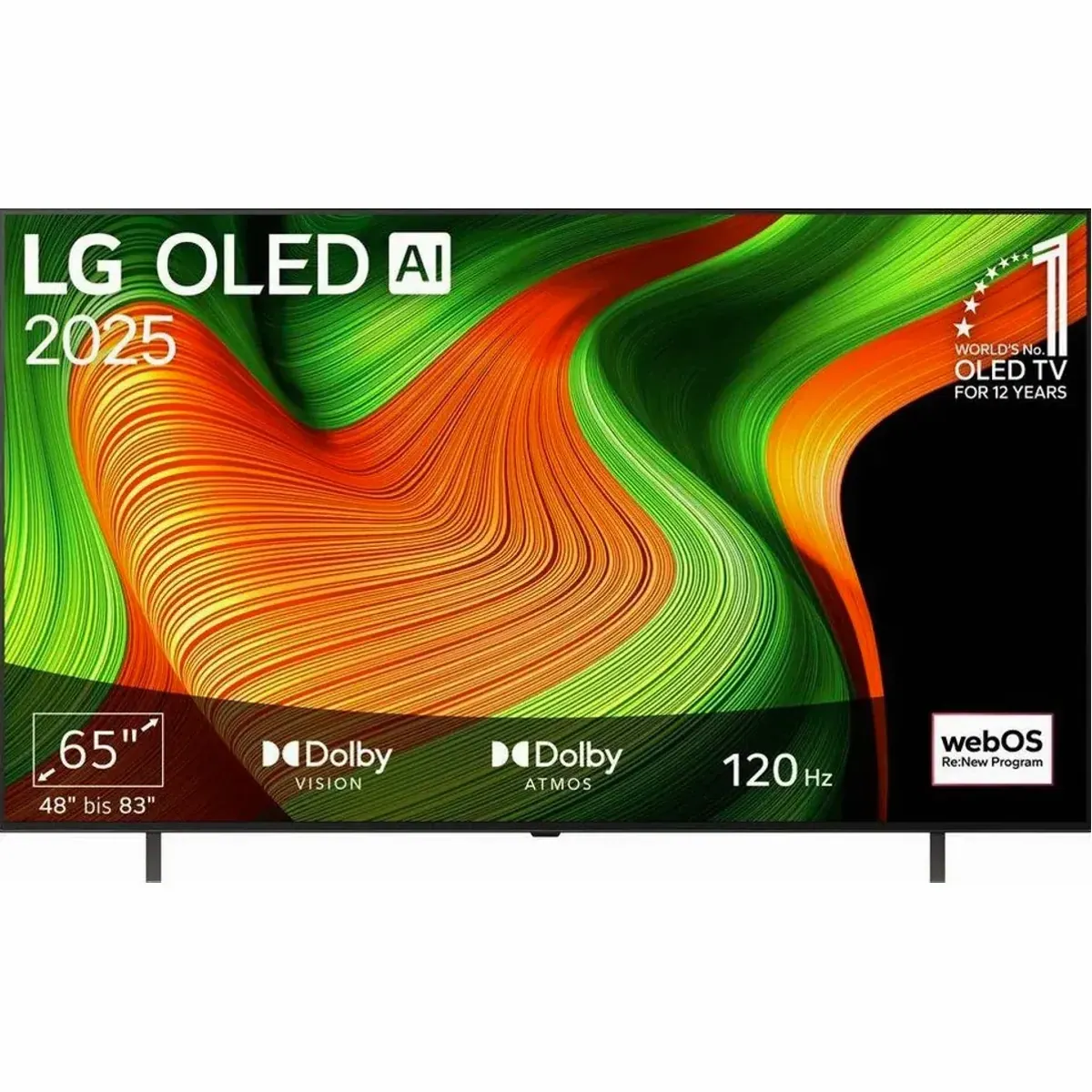 LG OLED65B59LA Fernseher, 65 Zoll, 4K Ultra HD, Dolby Vision