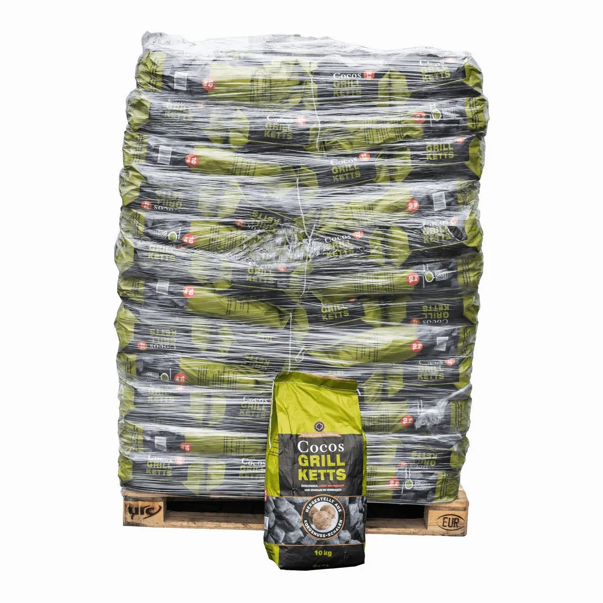 Magna Cocos Grillbriketts, lange Brenndauer, hohe Temperatur, geringere Rauchentwicklung 4