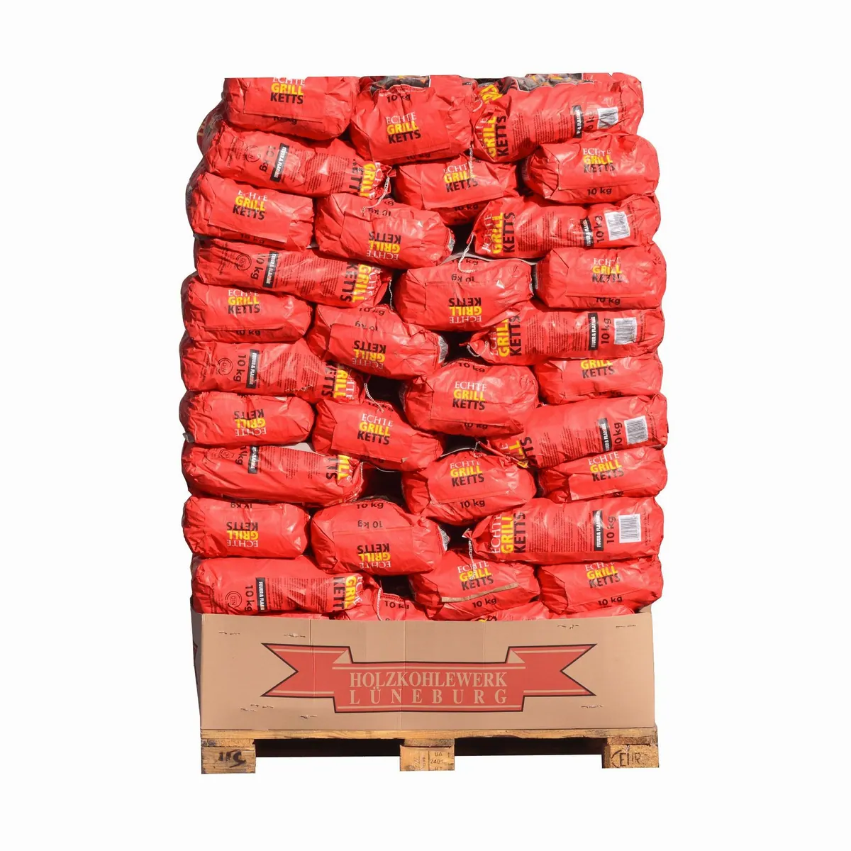 Magna Holzkohle Palette, hohe Temperaturen, lange Brenndauer, geringe Rauchentwicklung