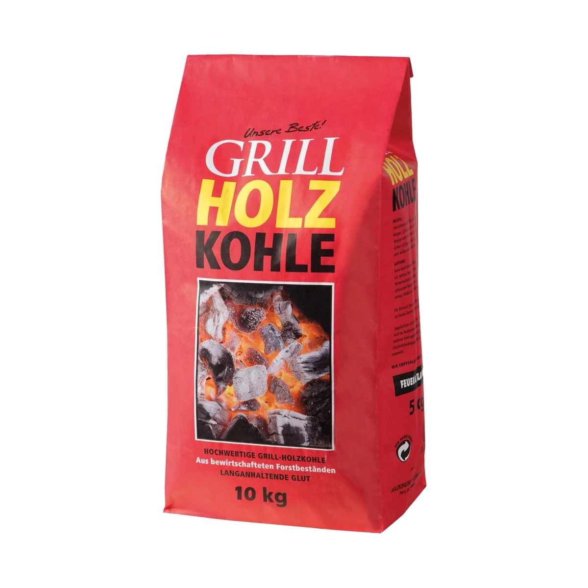 Magna Holzkohle Palette, hohe Temperaturen, lange Brenndauer, geringe Rauchentwicklung 3