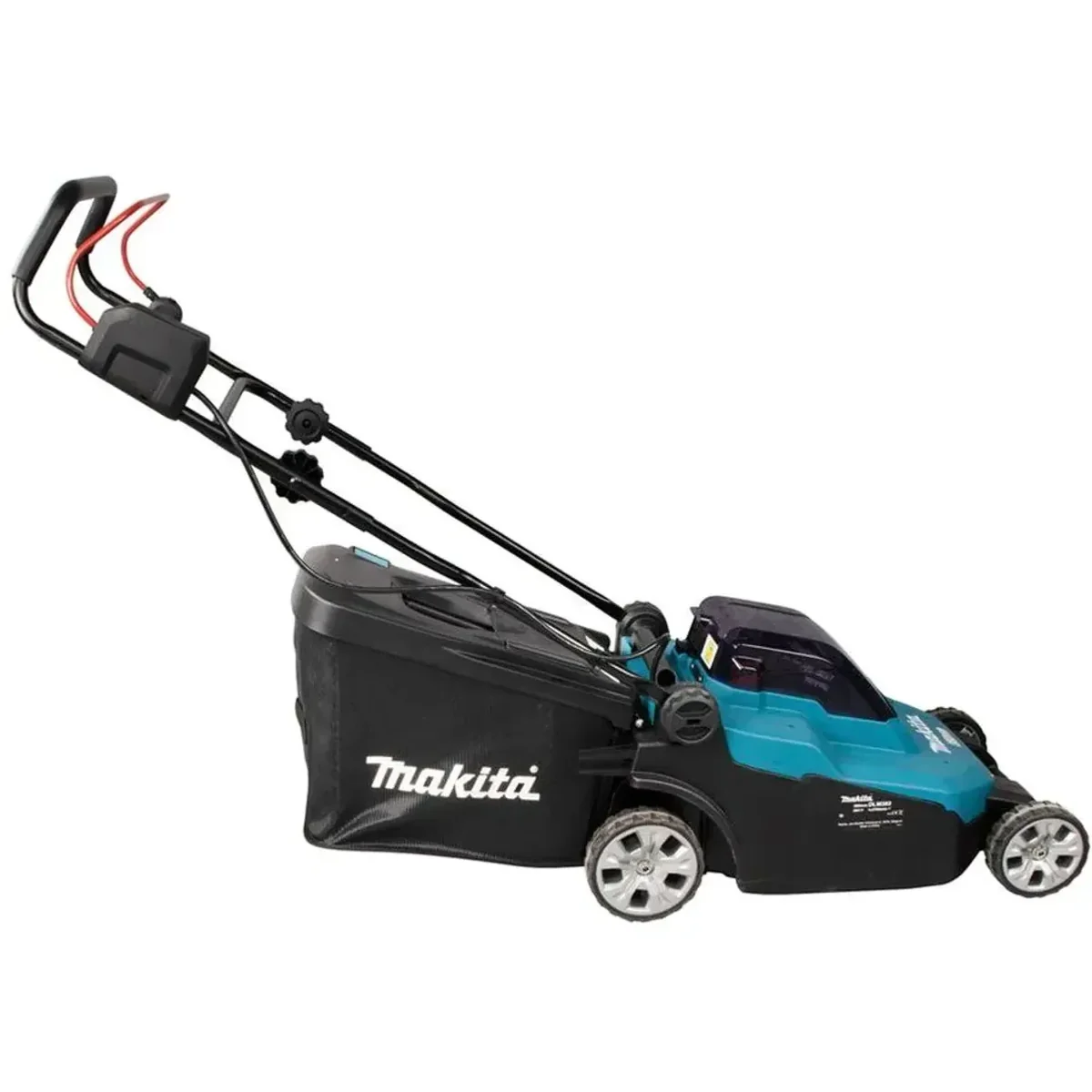 Makita DLM382PM2 Akkurasenmäher, 38 cm Schnittbreite, 2 Akkus 18V/4Ah 5