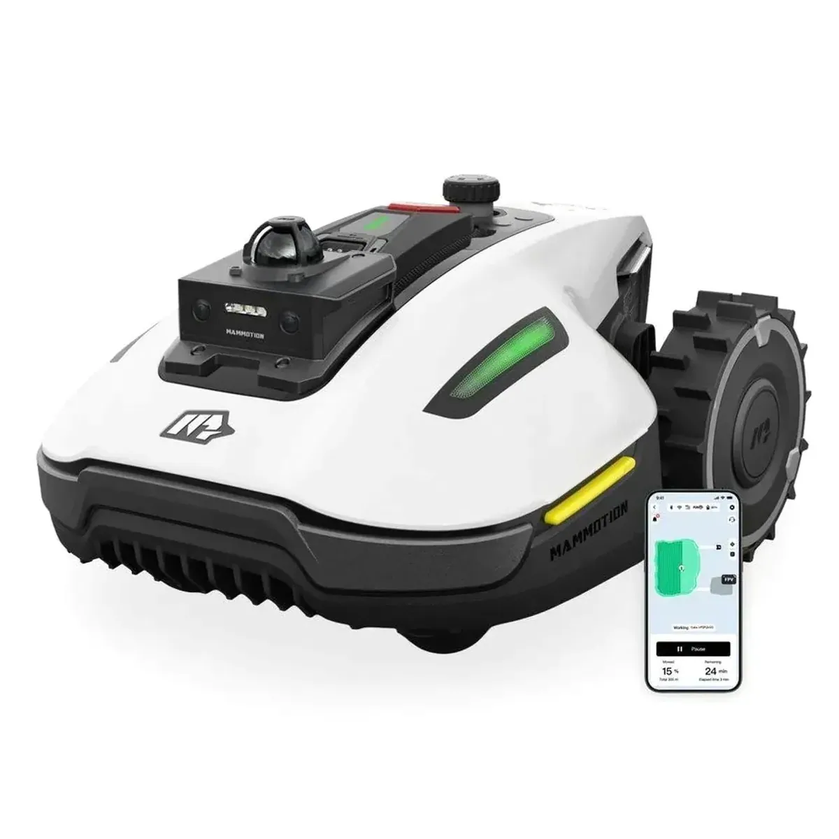 Mammotion YUKA Mini 2 Mähroboter, 360° LiDAR, KI-Visions-Technologie