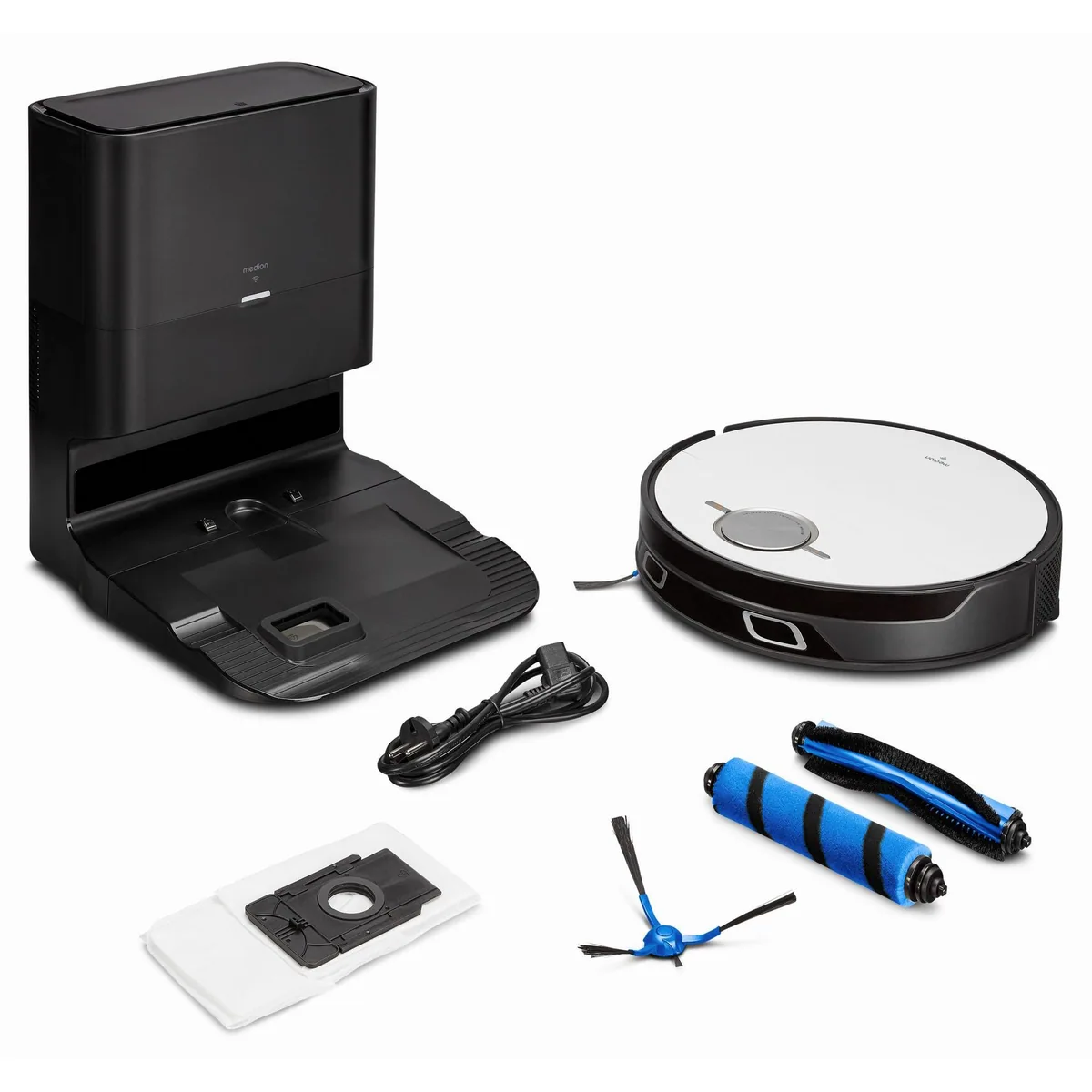 Medion Saugroboter X50 SW, 2-in-1 Funktion, Teppicherkennung, App-Steuerung 2