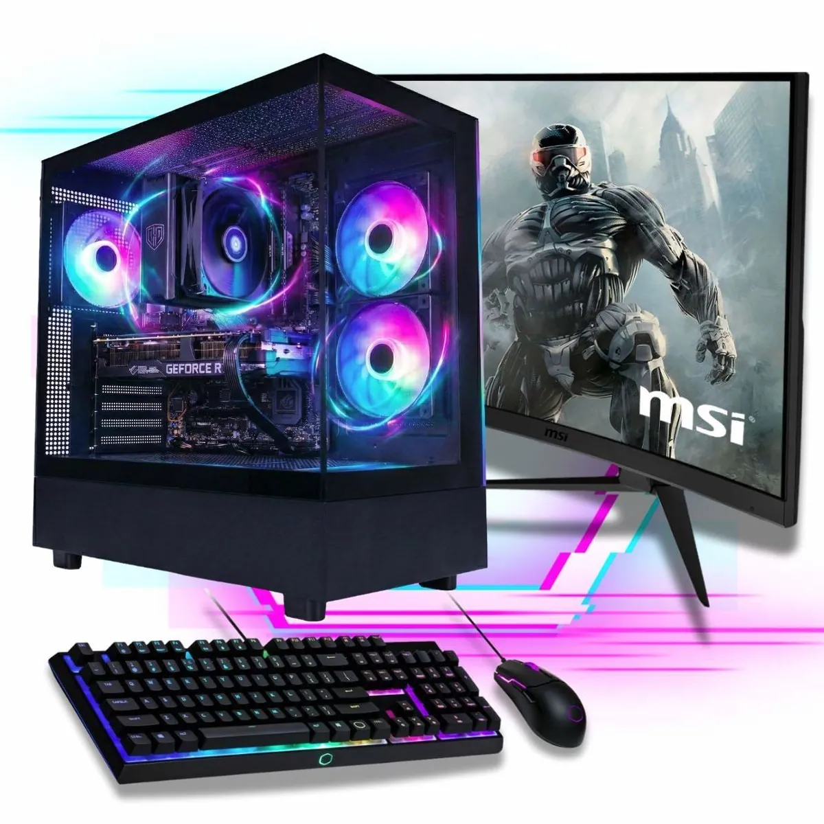 Meinpc Intel Core i9 Gaming-PC, 4K Grafik, 32 GB RAM, 1 TB SSD