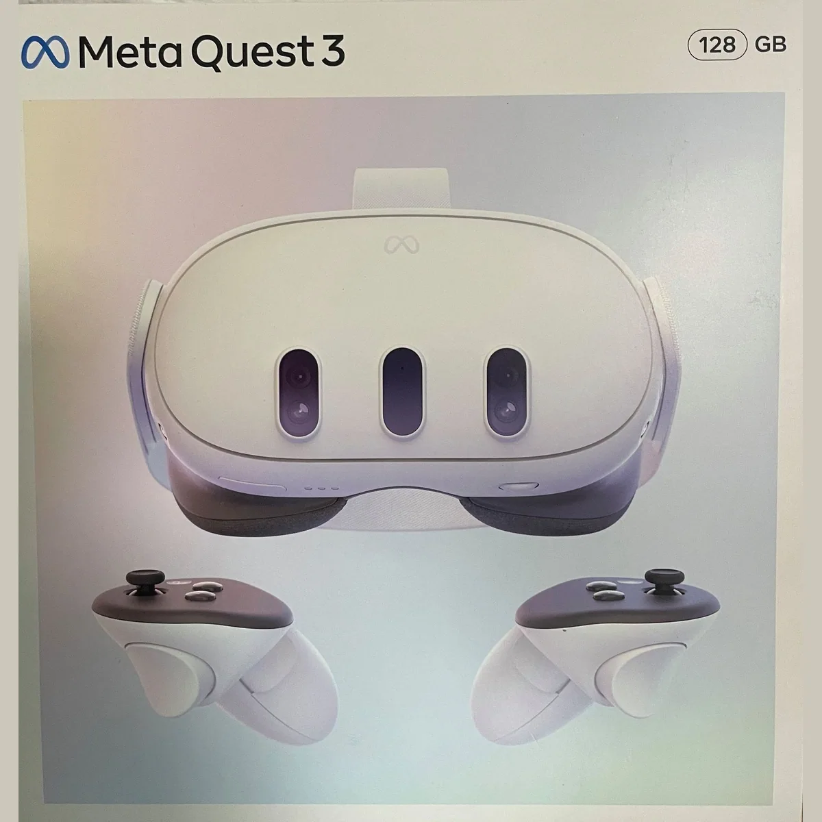 Meta Quest 3 VR-Headset, kabellos, leistungsstark, 128 GB Speicher