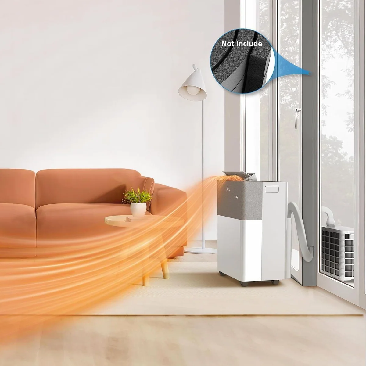 Midea PortaSplit Klimaanlage, 3,5 kW, für Räume bis 42 m², flexible Installation 2