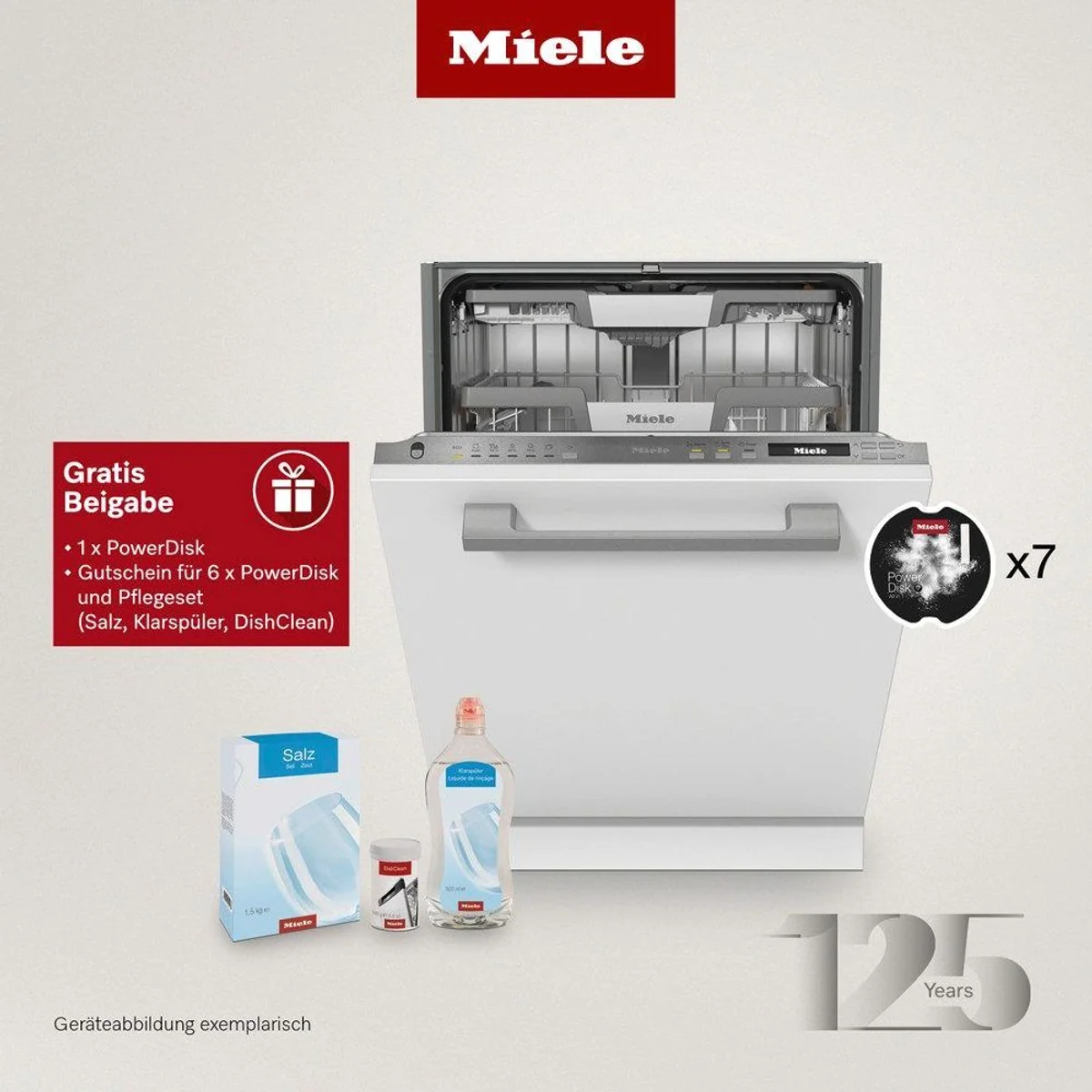 Miele Geschirrspüler G7197 SCVi XXL, 14 Maßgedecke, energieeffizient 5