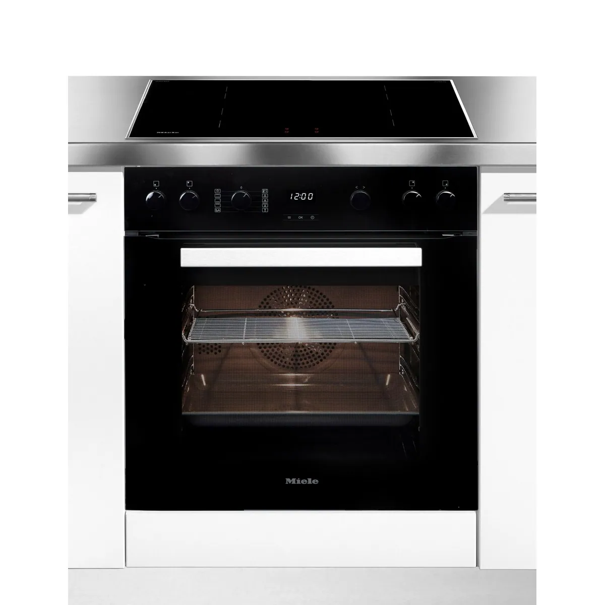 Miele H2459I D OBSW Herd-Set, 2 FlexiClip-Auszüge, Induktionskochfeld 2