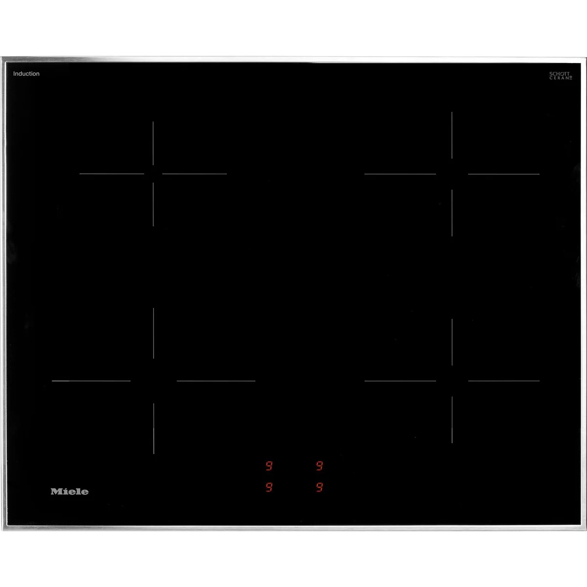 Miele H2459I D OBSW Herd-Set, 2 FlexiClip-Auszüge, Induktionskochfeld 4