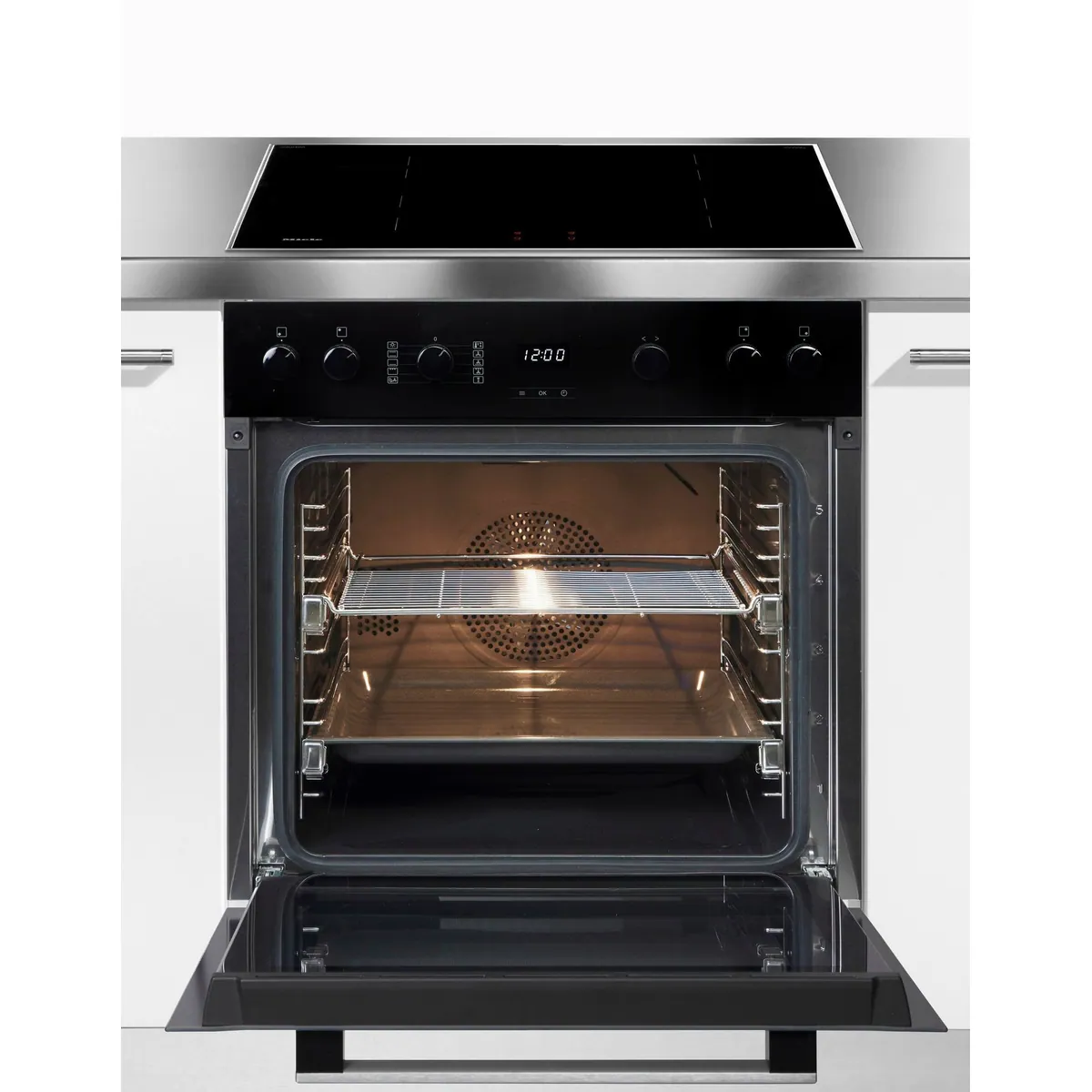 Miele H2459I D OBSW Herd-Set, 2 FlexiClip-Auszüge, Induktionskochfeld 5