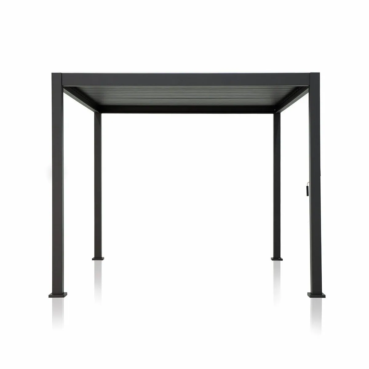 Mirador Pergola 111DA, schwenkbares Lamellendach, wetterfest, robust, elegant — 300x300x250 cm 3