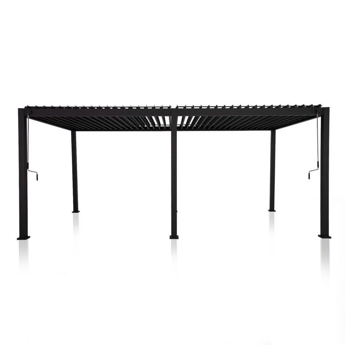 Mirador Pergola 111DA Aluminium, wetterfestes Lamellendach, integriertes Entwässerungssystem 4