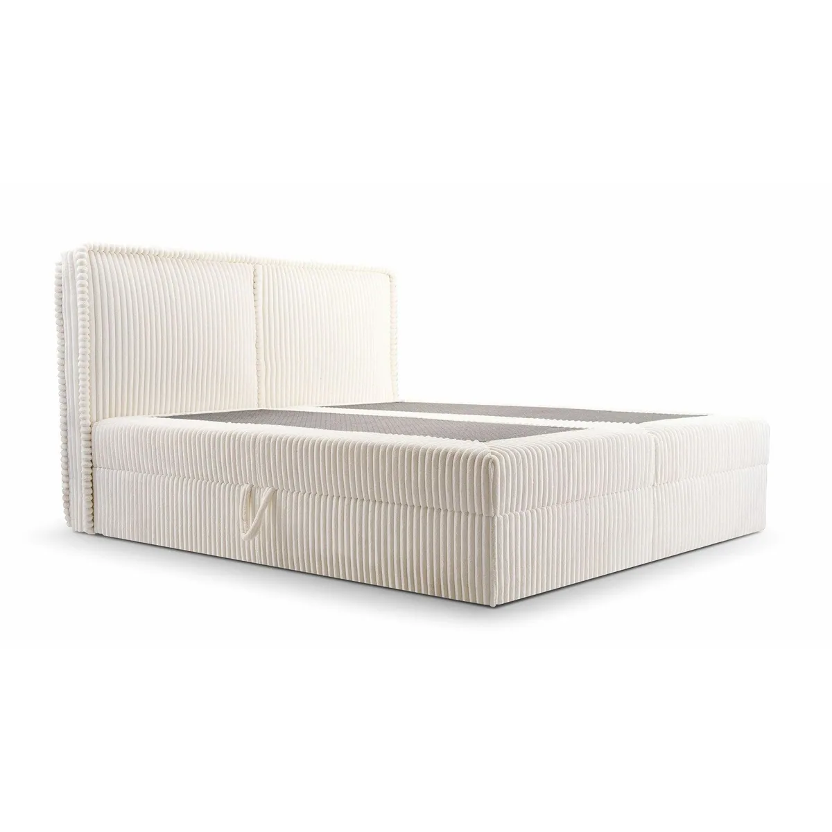 MOEBLO Boxbett Bett 04, elegantes Design, komfortabler Topper, praktischer Stauraum 4