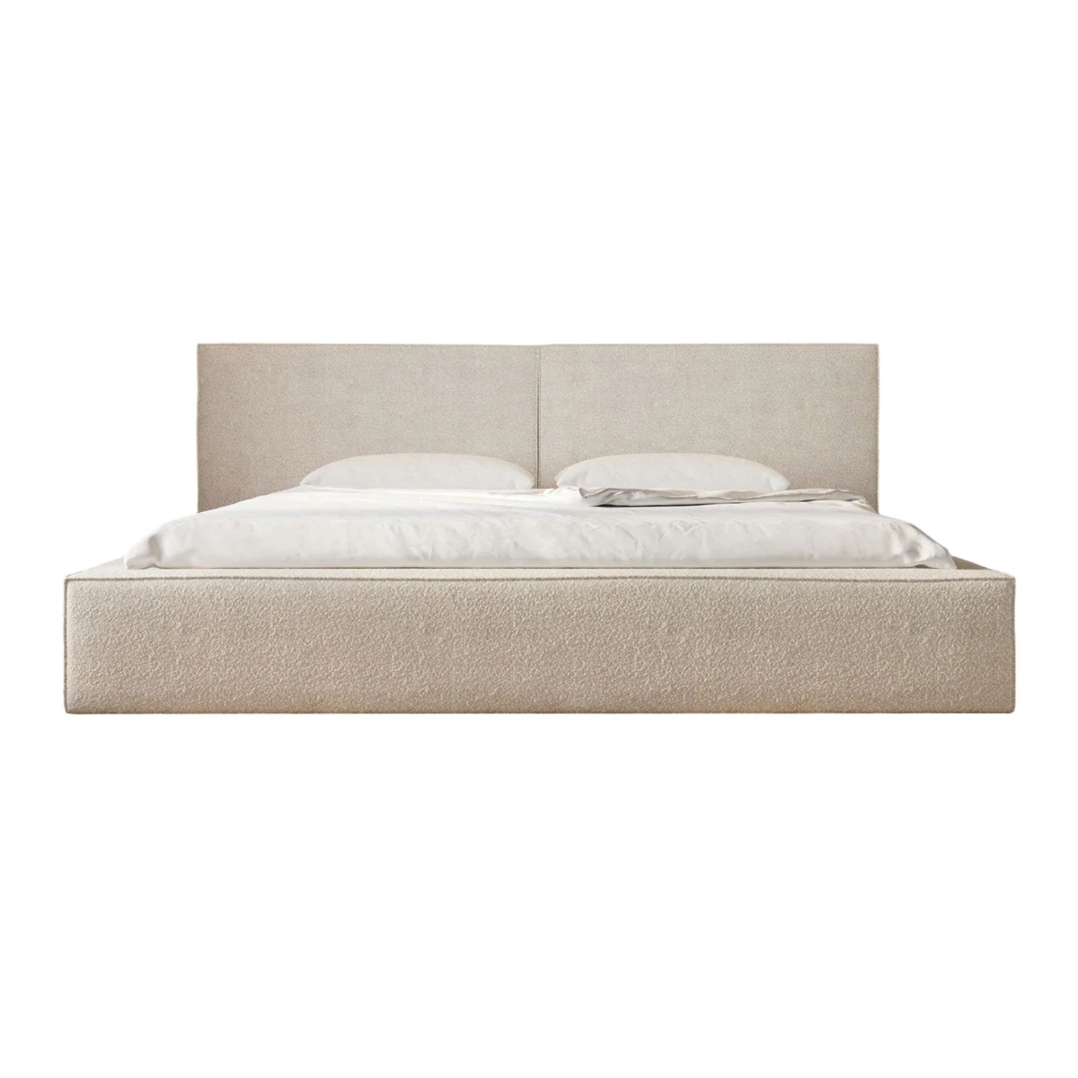 MOEBLO Polsterbett 06, elegantes Design, praktischer Stauraum, gepolsterte Kopfstütze 4