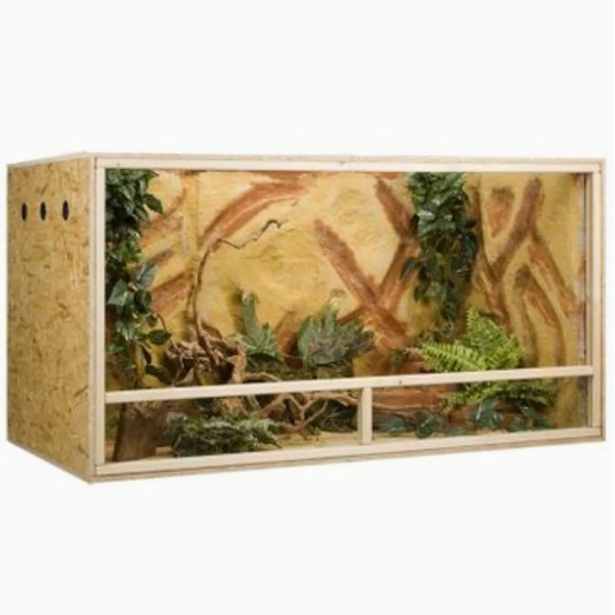 M&S Reptilien Terrarium Komplettset, ideal für Boas und Pythons, umfangreiches Zubehör 5
