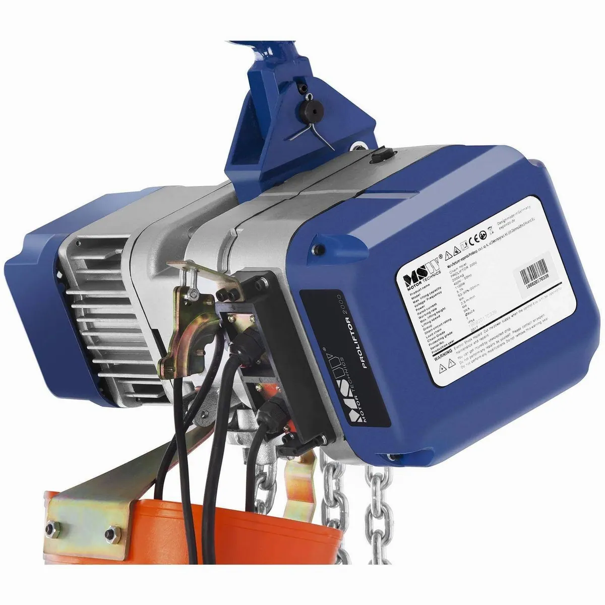 MSW PROLIFTOR 2000, 2000 kg Tragkraft, 6 m Hubhöhe, 1100 W Motor 3