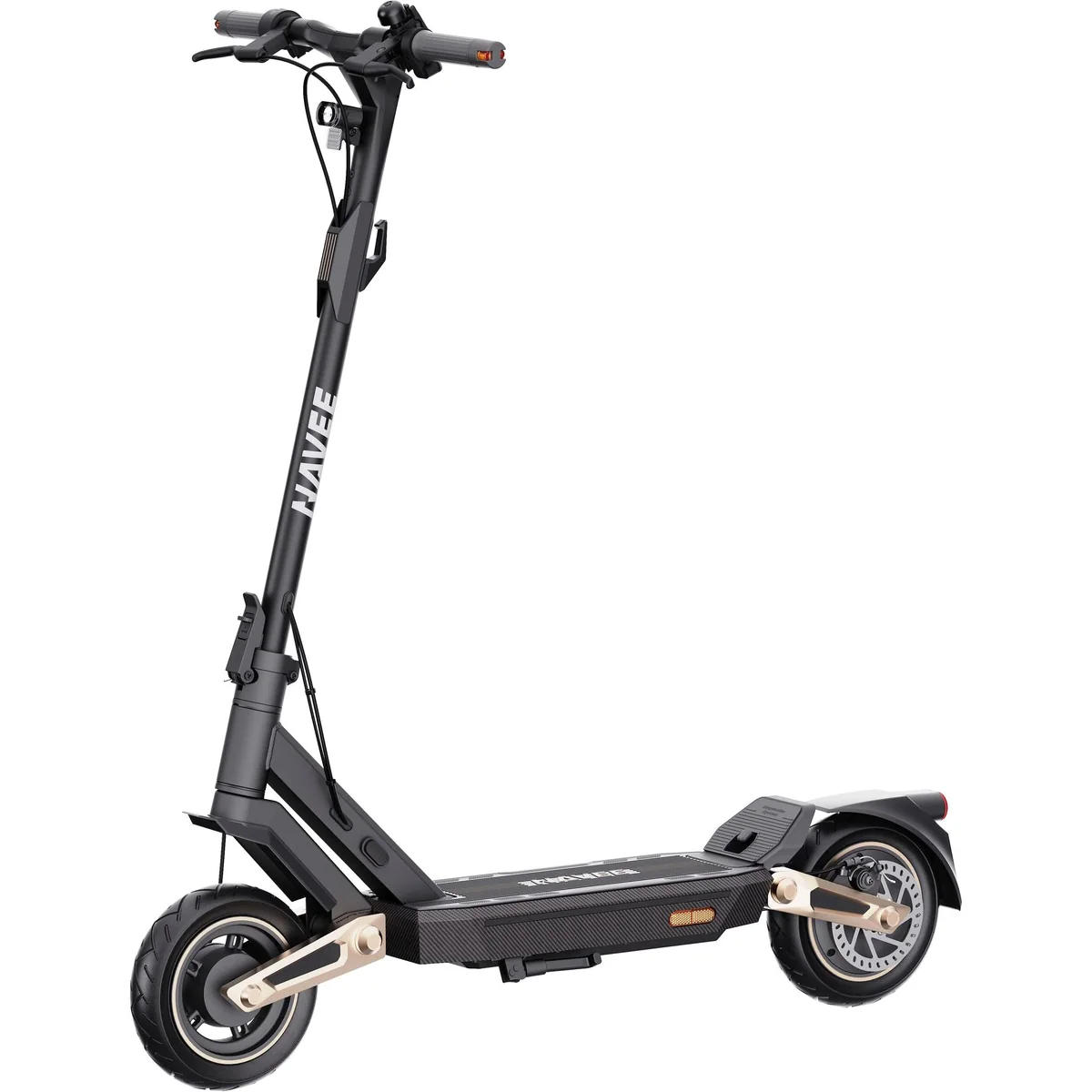NAVEE ST3 Pro E-Scooter, 1350 W Leistung, Damping Arm Federung, Dreifaches Bremssystem