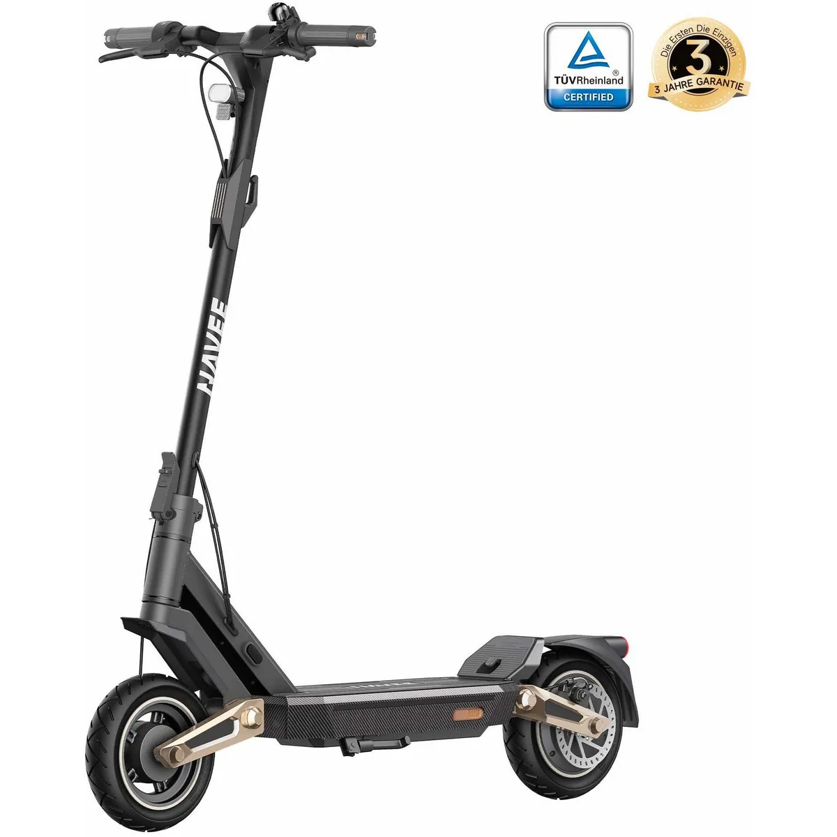 NAVEE ST3 Pro E-Scooter, 1350 W Leistung, Damping Arm Federung, Dreifaches Bremssystem 4