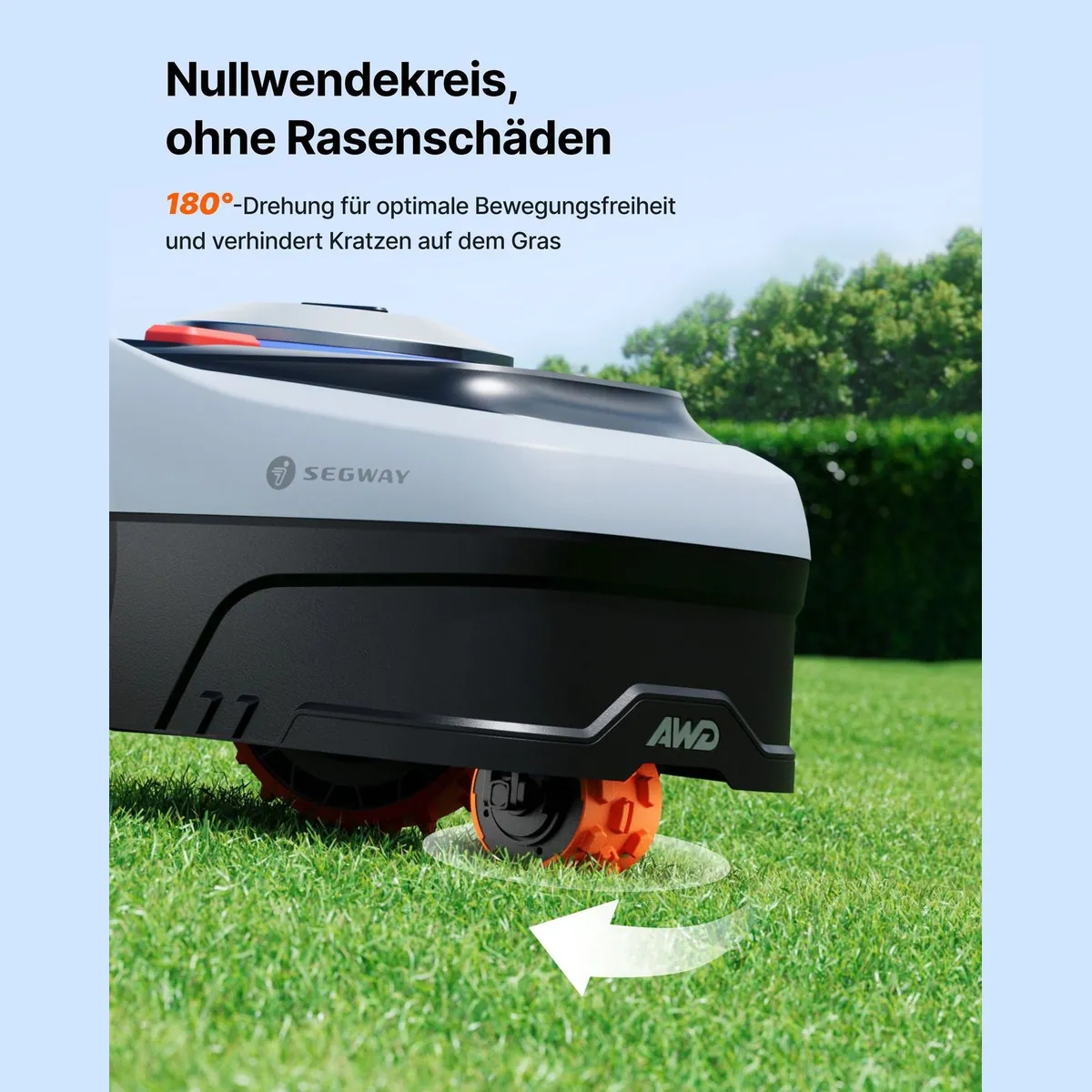 NAVIMOW i205 AWD Mähroboter, Allradantrieb, 500 m² Rasenfläche, automatisches Kartieren 2
