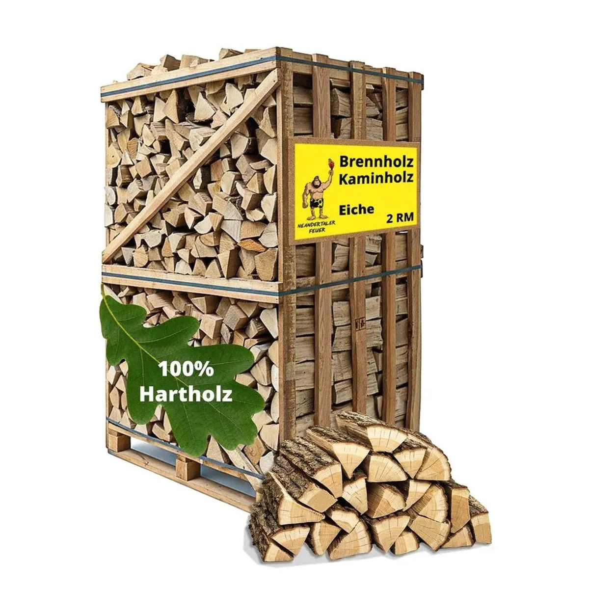 Neandertaler Feuer Brennholz, 100% Hainbuche, hohe Heizkraft