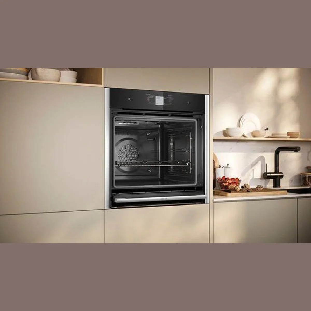 NEFF N 90 B64VT73N0 Backofen, Slide & Hide Tür, Hydrolyse & Teleskopauszug nachrüstbar 4