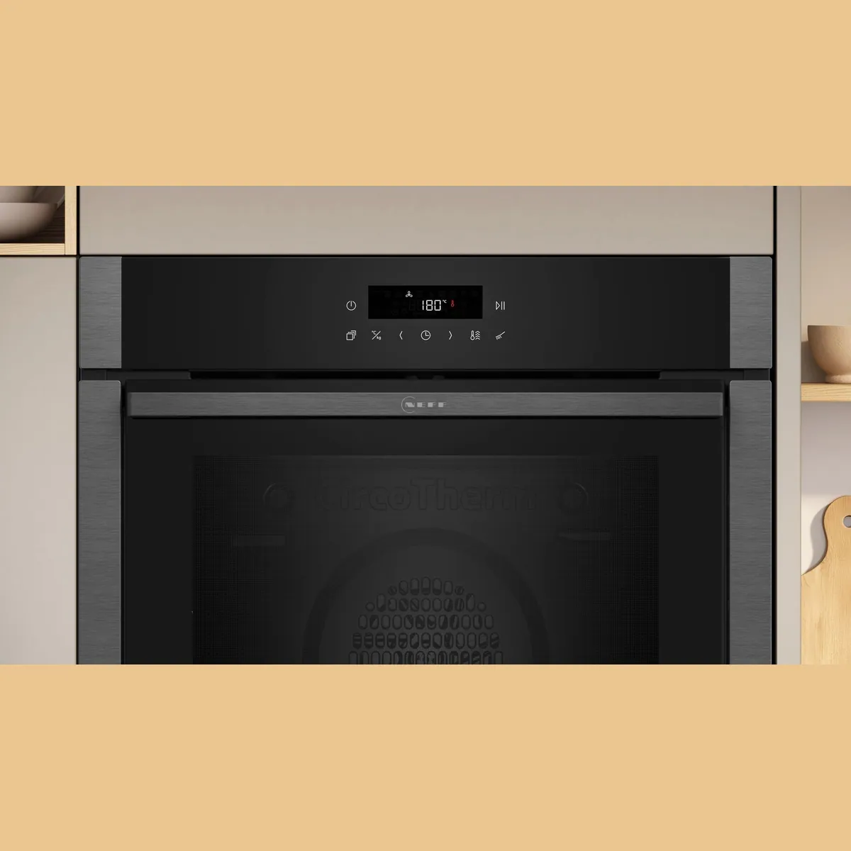 NEFF N50 B5ACJ7HG3 Backofen, Pyrolyse-Selbstreinigung, Slide&Hide Tür, Air Fry-Funktion 3