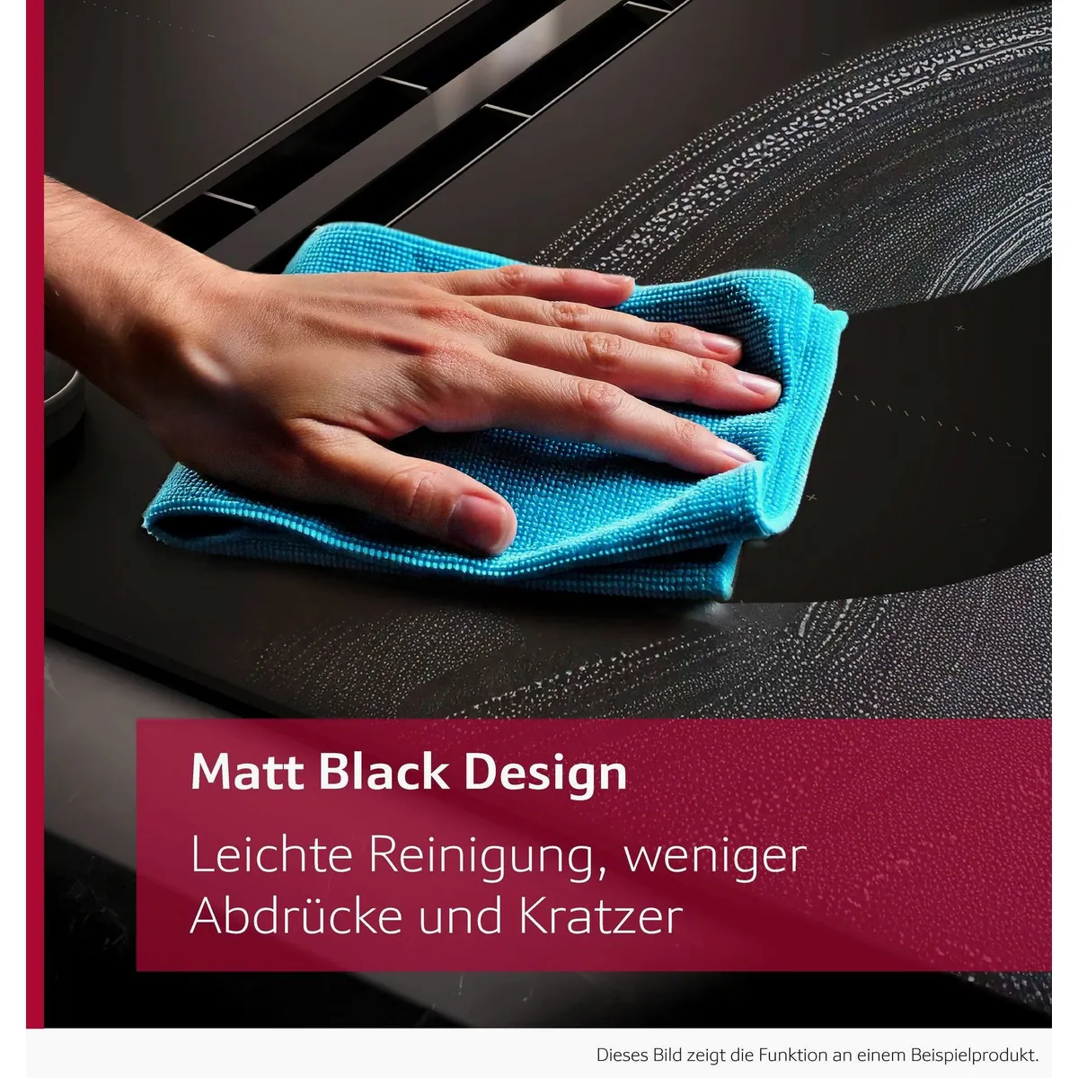 NEFF Induktions-Kochfeld N 90 T56NUQ4A0, präzise Steuerung, elegantes Matt Black Design 5