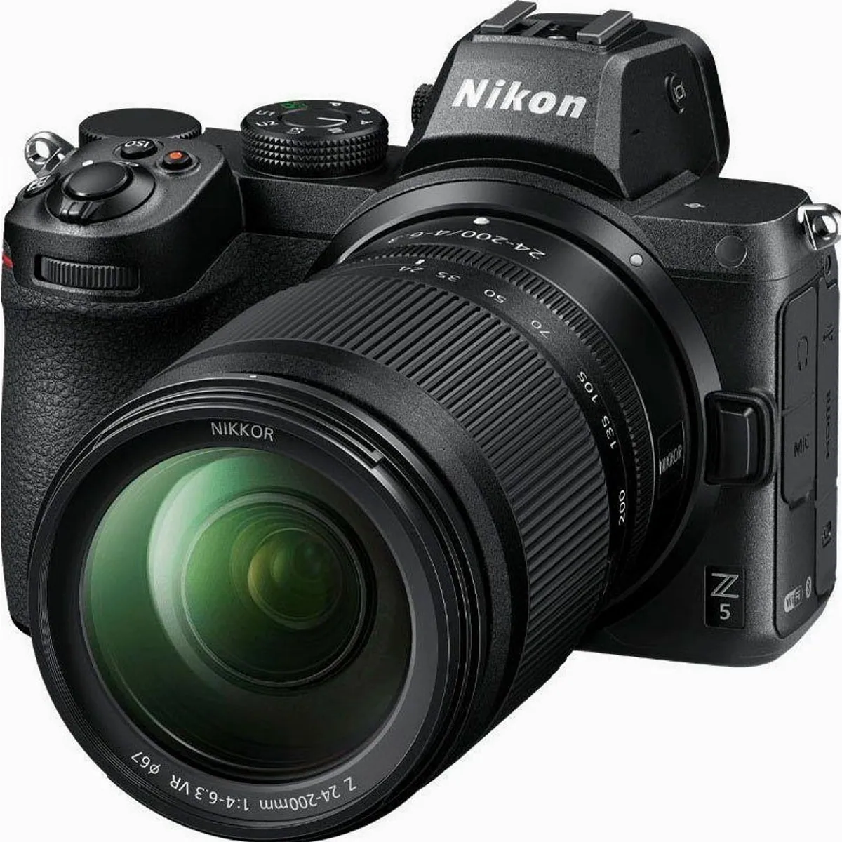 Nikon Z 5 KIT Z 24-200 mm, Vollformat, Bluetooth & WLAN — 24,3 MP, kompakt, vielseitig