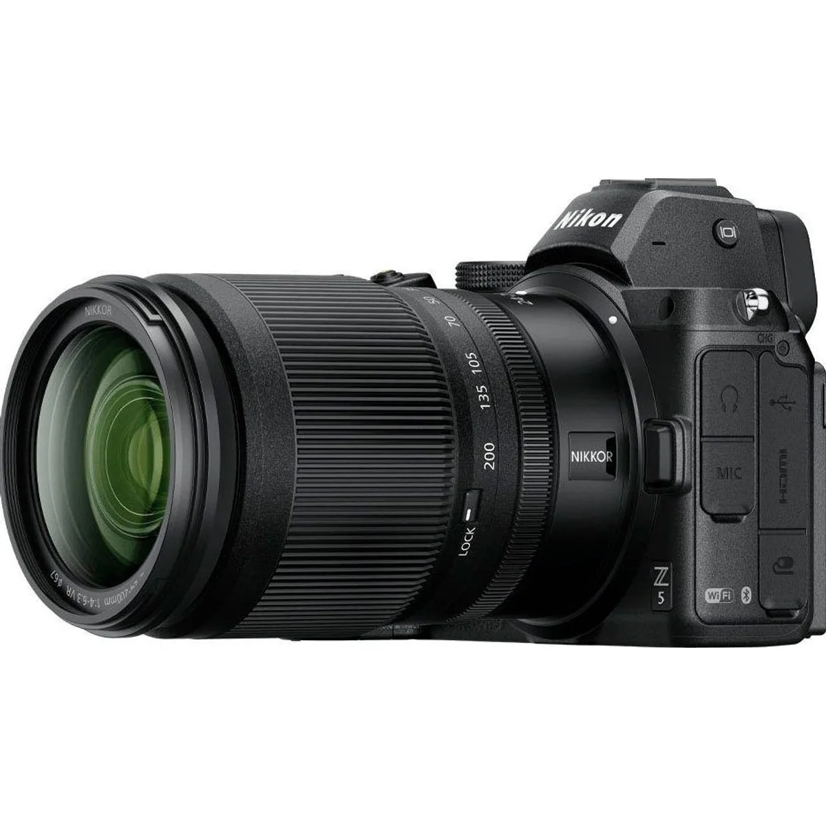 Nikon Z 5 KIT Z 24-200 mm, Vollformat, Bluetooth & WLAN — 24,3 MP, kompakt, vielseitig 5
