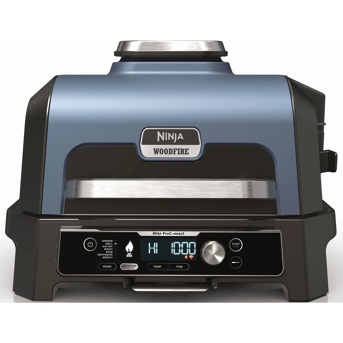 Ninja Woodfire Pro Connect XL, 1700 W, 30 % mehr Grillfläche, integriertes Thermometer