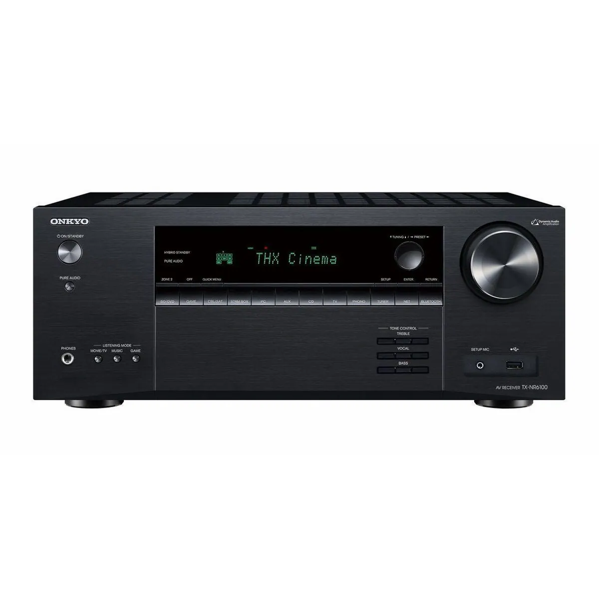 Onkyo TXNR6100M2 Verstärker, 8K Ultra HD, THX-zertifiziert, Multi-Room-Audio