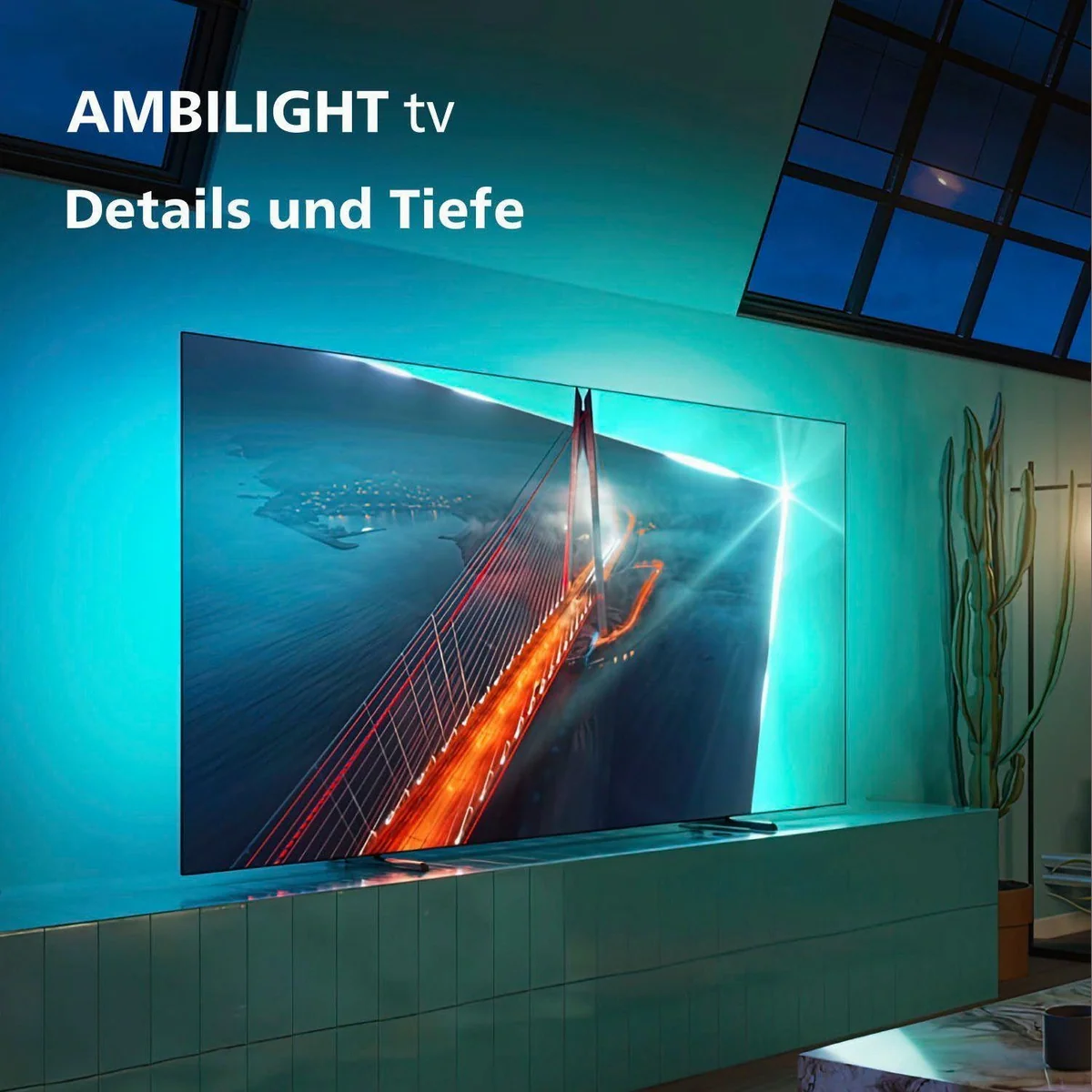Philips 55OLED708/12 Fernseher, 4K Ultra HD, Dolby Atmos, Smart-TV 3