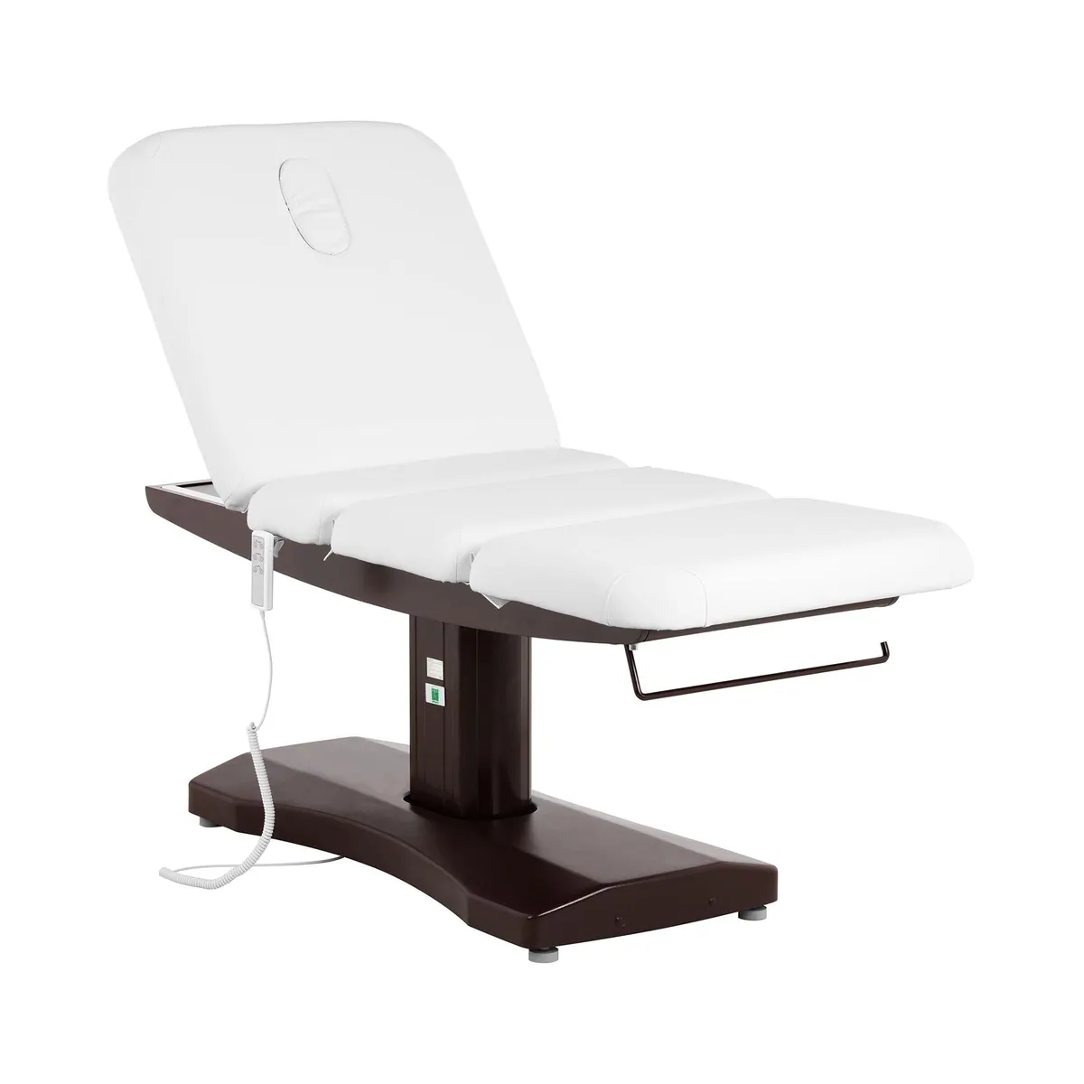 Physa MONZA WHITE Massageliege, elektrisch verstellbar, 3 Motoren, 175 kg Tragfähigkeit