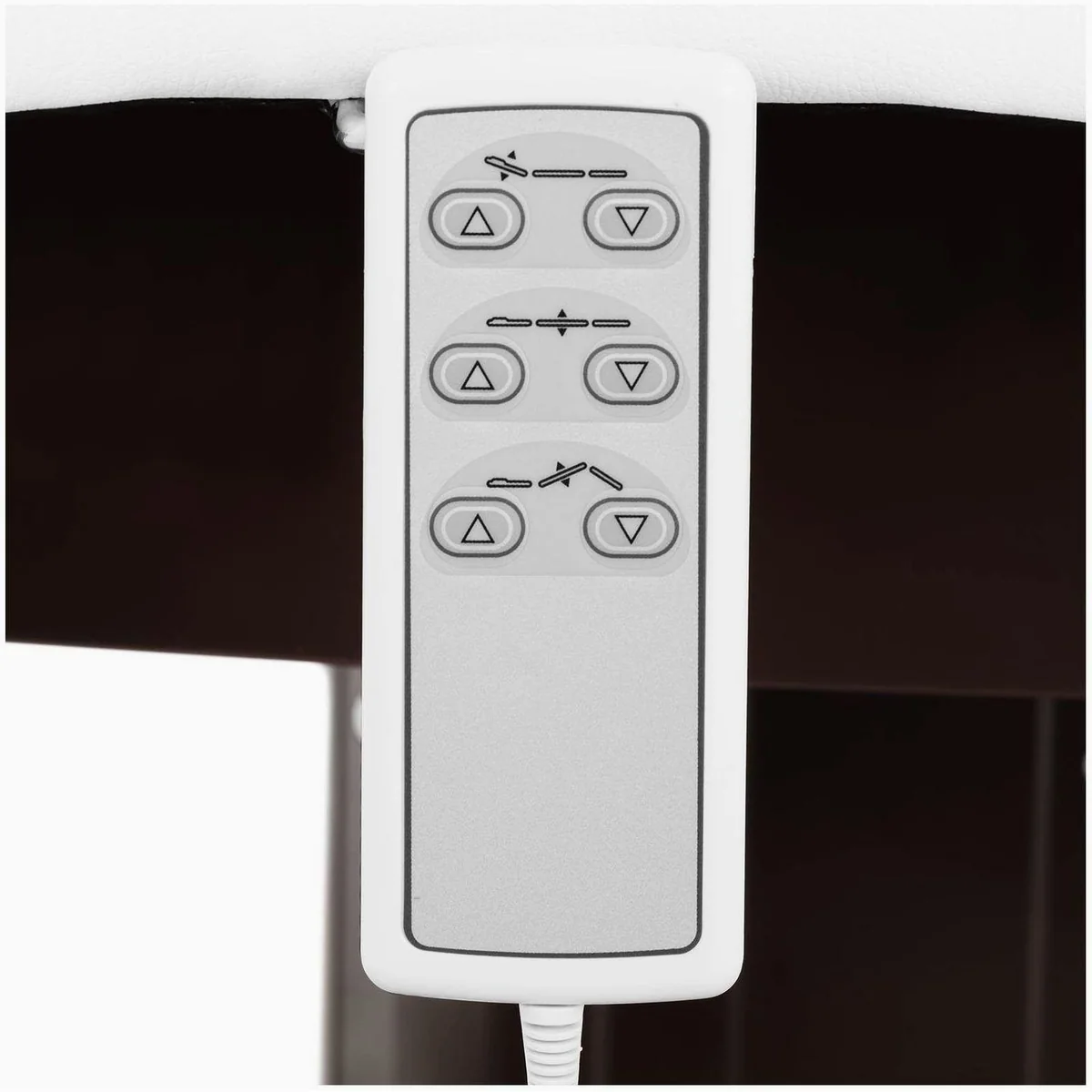 Physa MONZA WHITE Massageliege, elektrisch verstellbar, 3 Motoren, 175 kg Tragfähigkeit 2