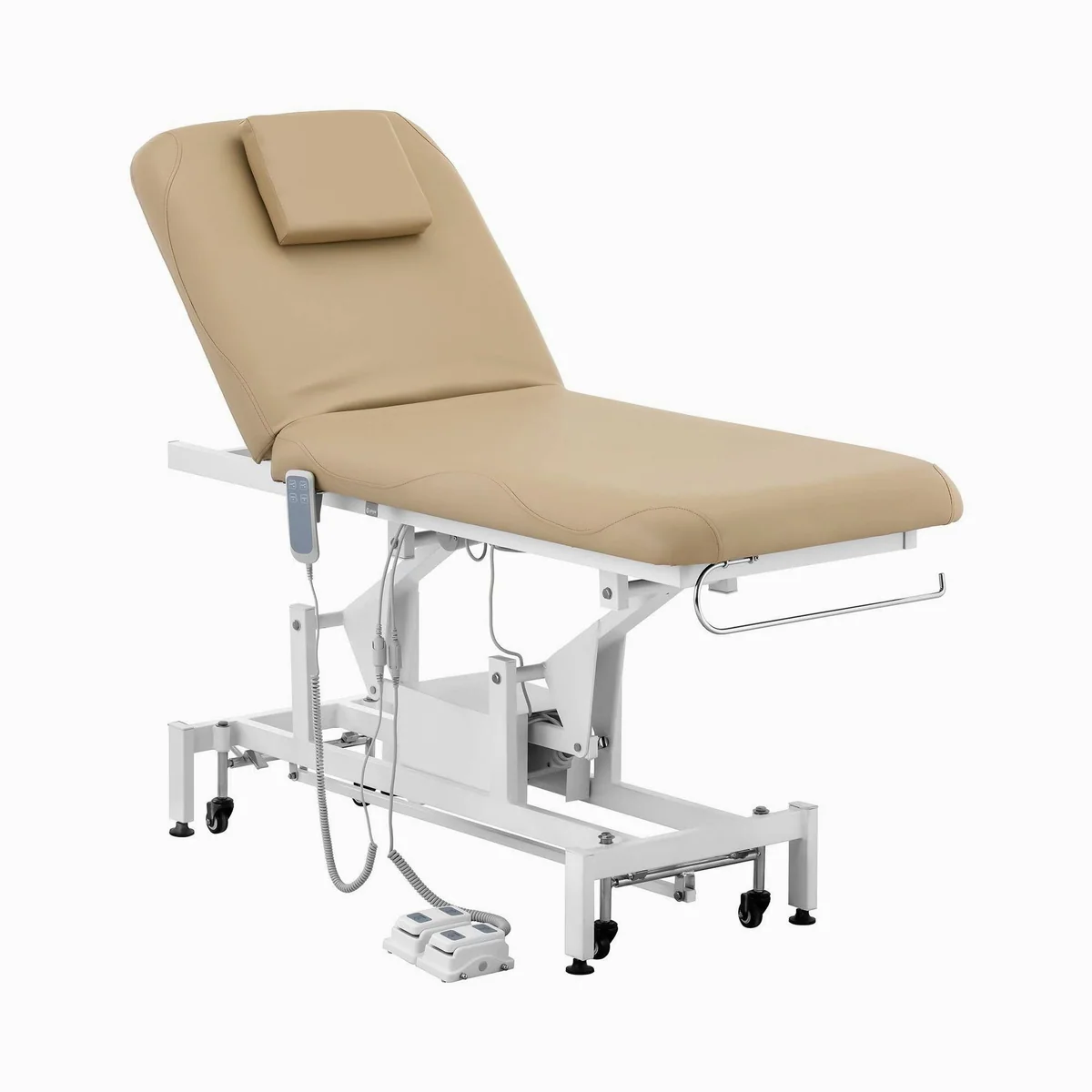 Physa Massageliege elektrisch, 200 kg Tragfähigkeit, höhenverstellbar 68-90 cm, 2 Motoren