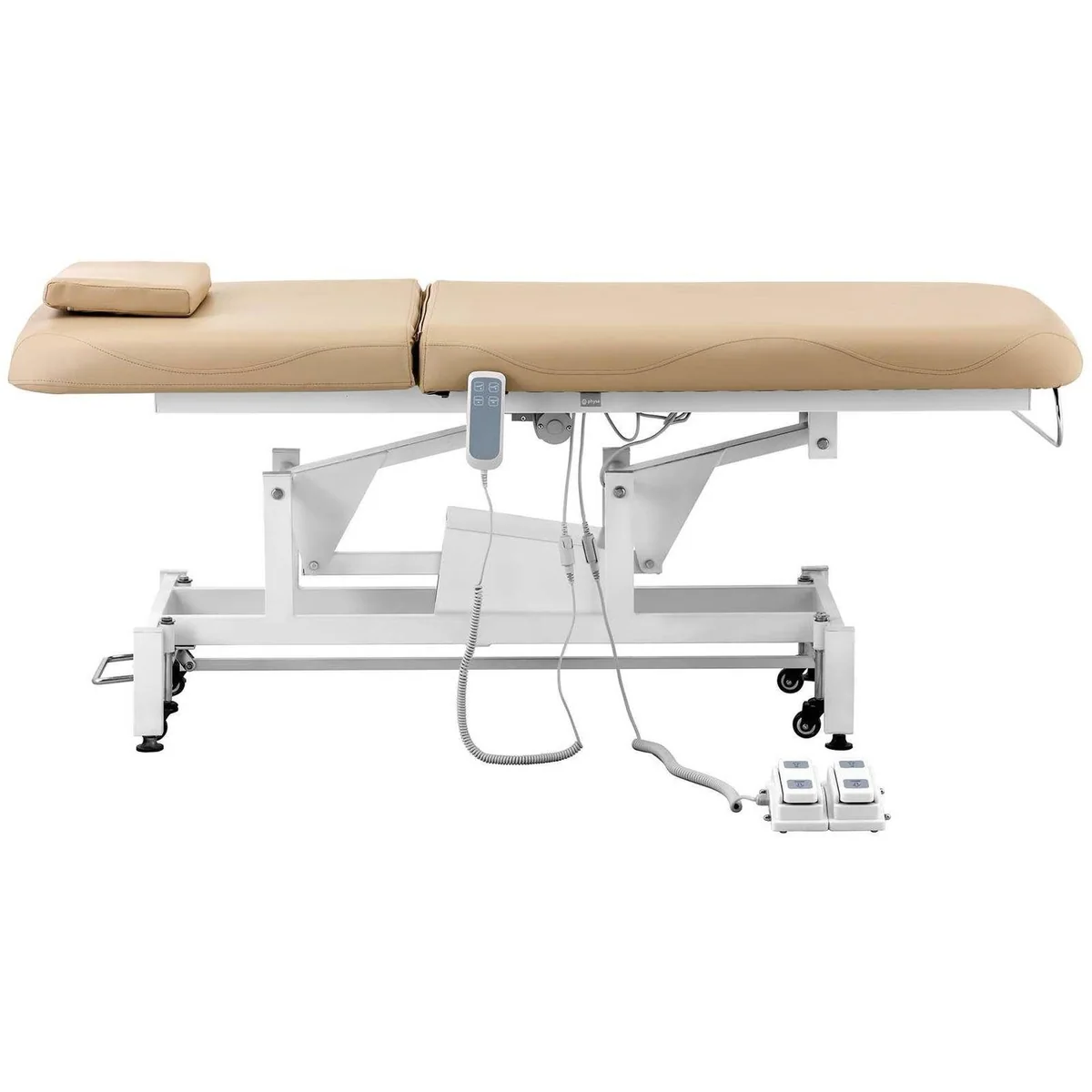 Physa Massageliege elektrisch, 200 kg Tragfähigkeit, höhenverstellbar 68-90 cm, 2 Motoren 5
