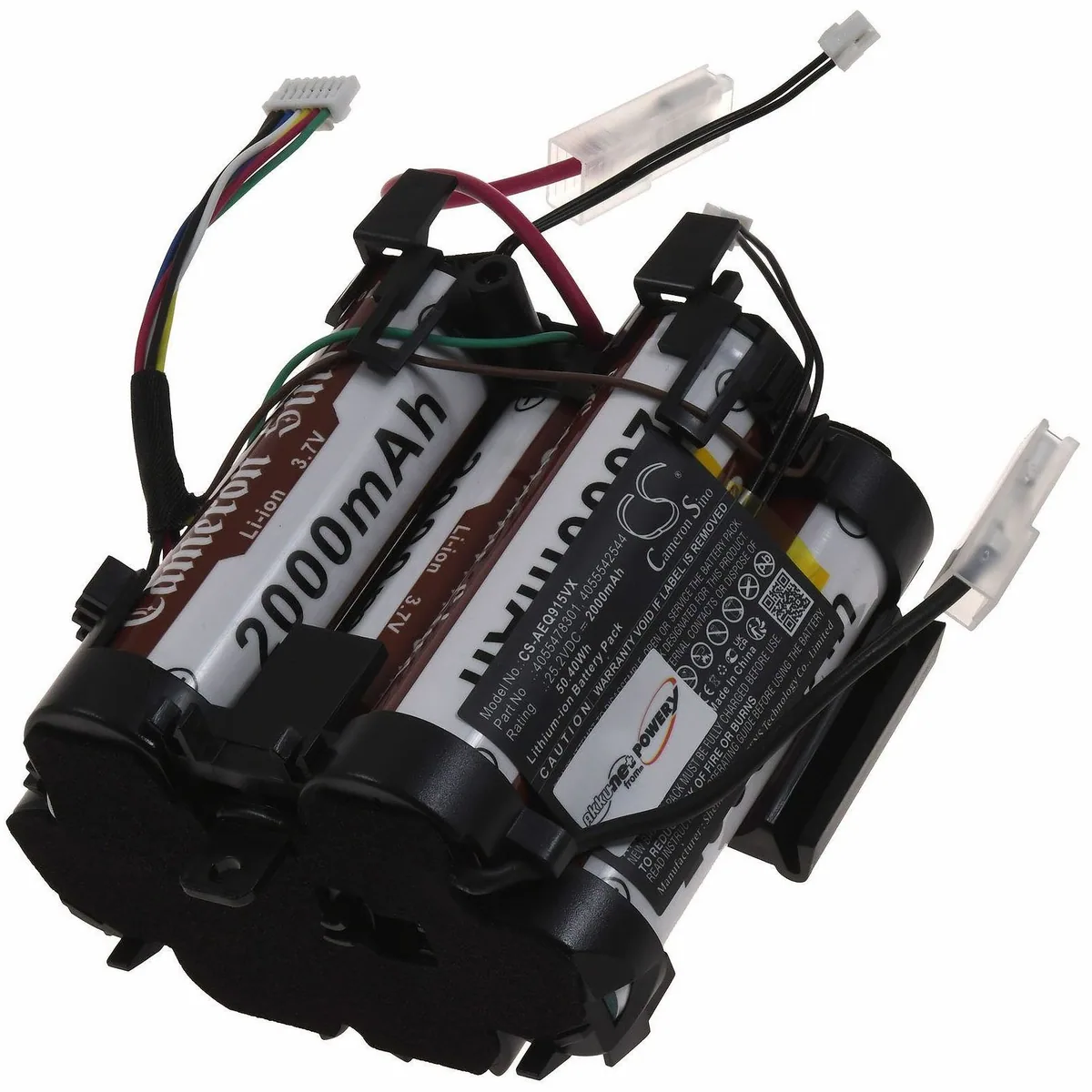 Powery Akku für AEG QX9-1-ANIM, 2000 mAh, Li-Ion Technologie 3
